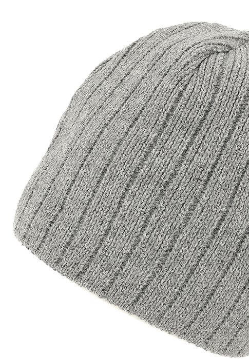 Faera Faera Strick Beanie mit Fleece-Innenfutter und glatter Oberfläche – Grau, Bild 4