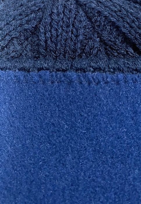Faera Faera Strick Beanie mit Fleece-Innenfutter und glatter Oberfläche – Navy, Bild 3