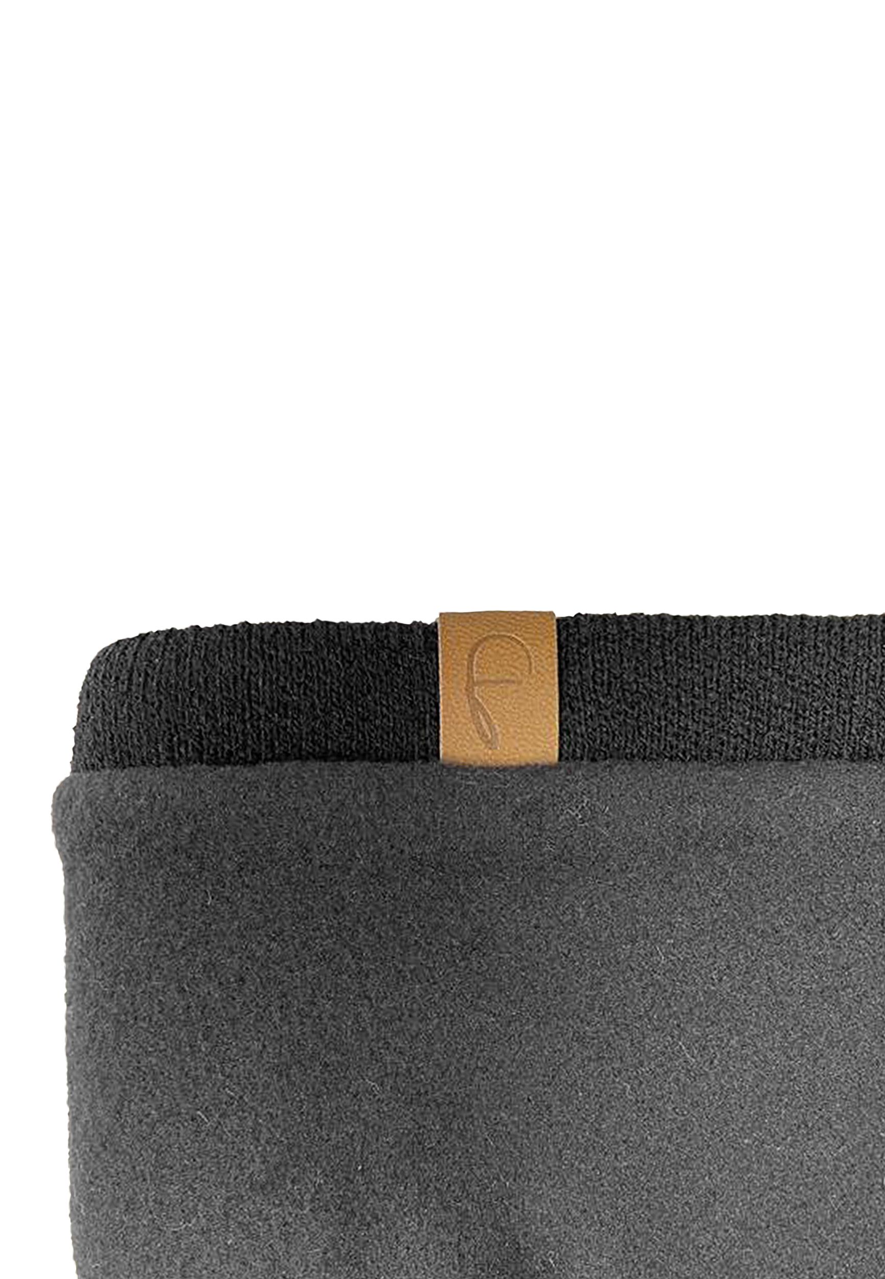 Strick Beanie mit Fleece Innenfutter und Melange Design Strick Beanie mit Fleece Innenfutter und Melange Design