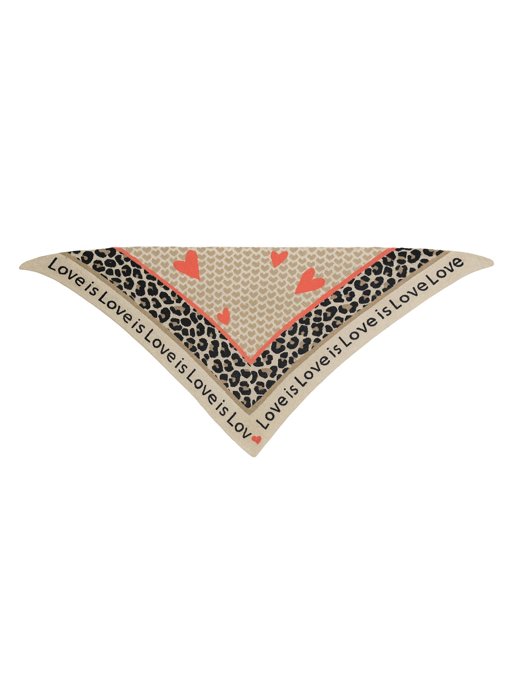 Leopardenmuster Dreieckstuch Animal Love mit cozy Oberfläche Leopardenmuster Dreieckstuch Animal Love mit cozy Oberfläche