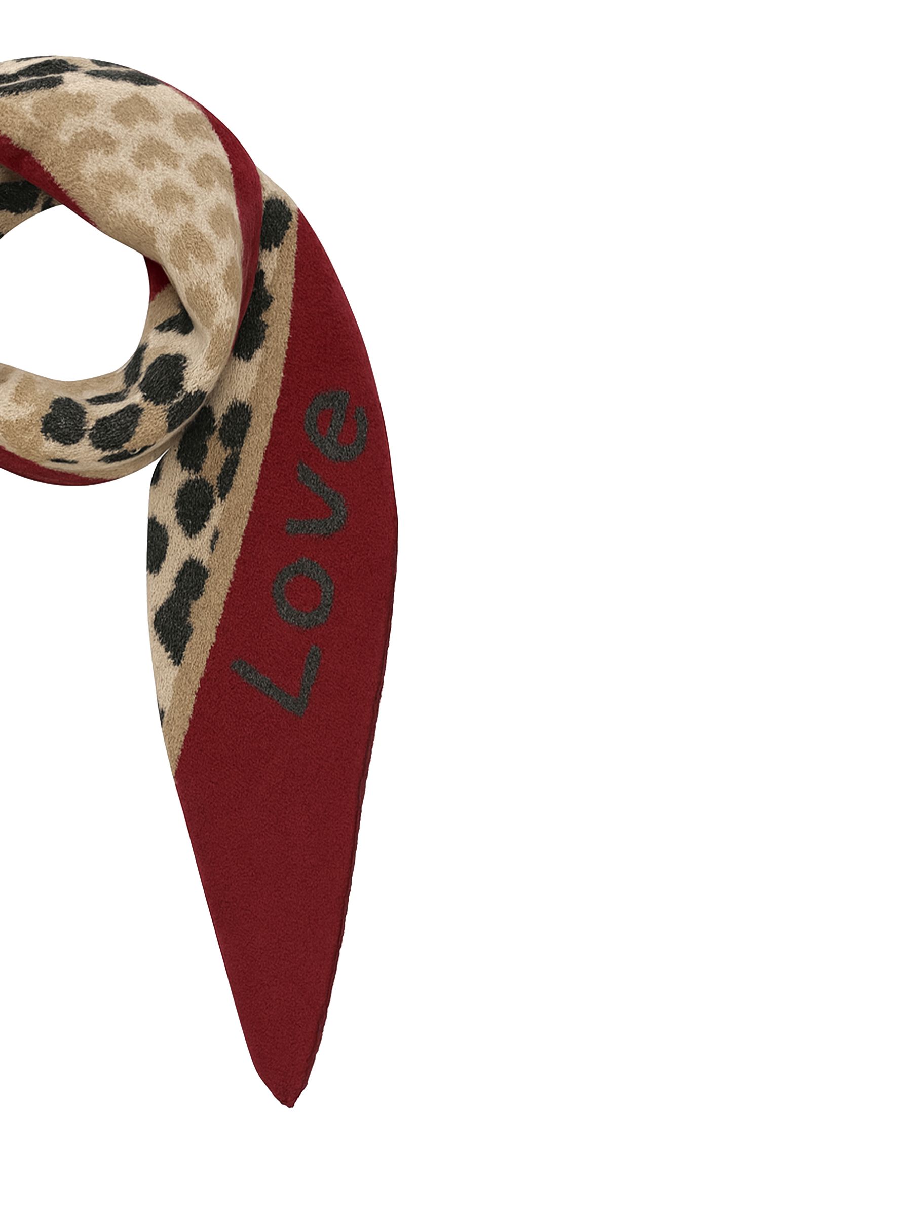 Leopardenmuster Dreieckstuch Animal Love mit cozy Oberfläche Leopardenmuster Dreieckstuch Animal Love mit cozy Oberfläche