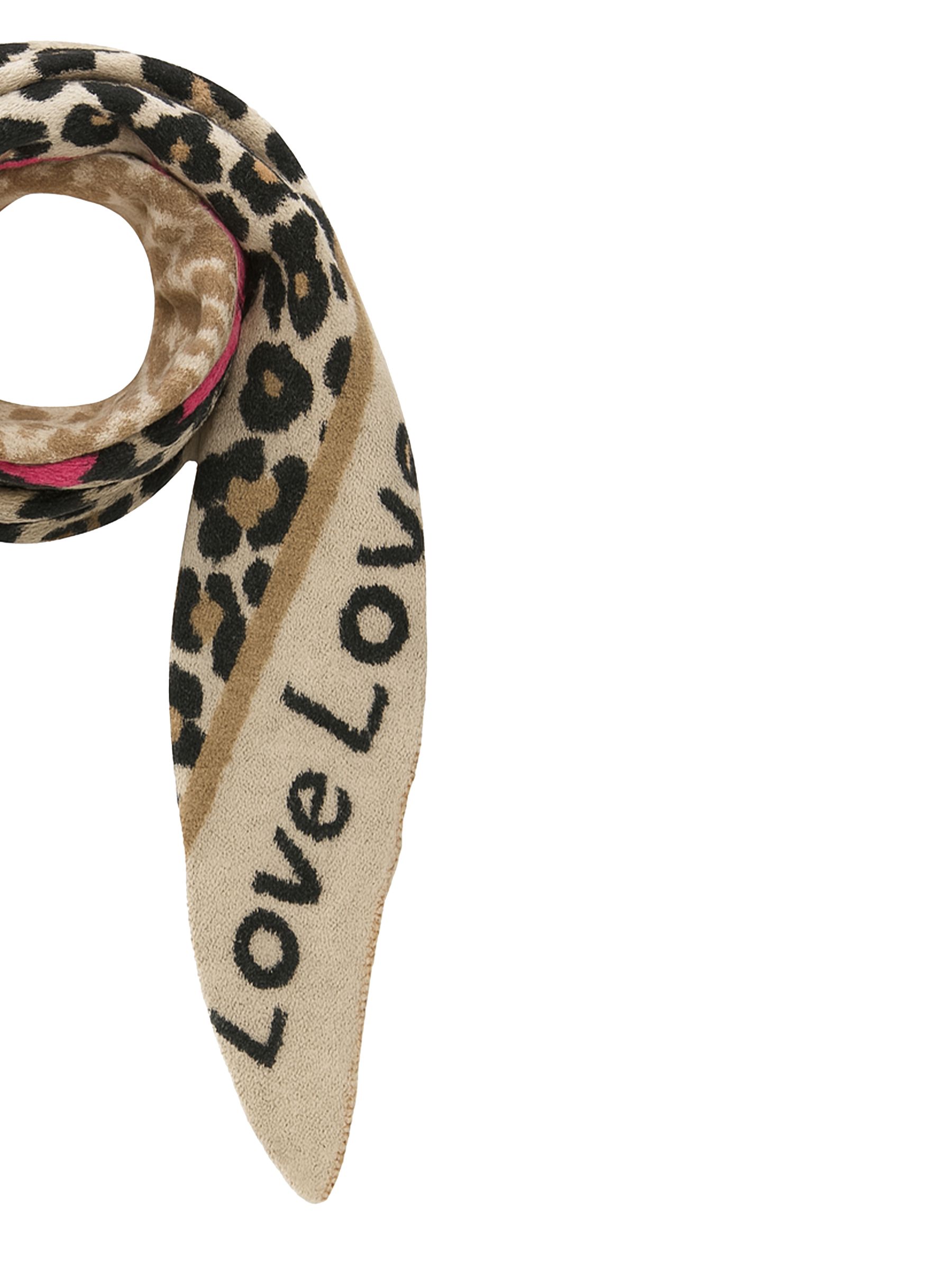 Leopardenmuster Dreieckstuch Animal Love mit cozy Oberfläche Leopardenmuster Dreieckstuch Animal Love mit cozy Oberfläche