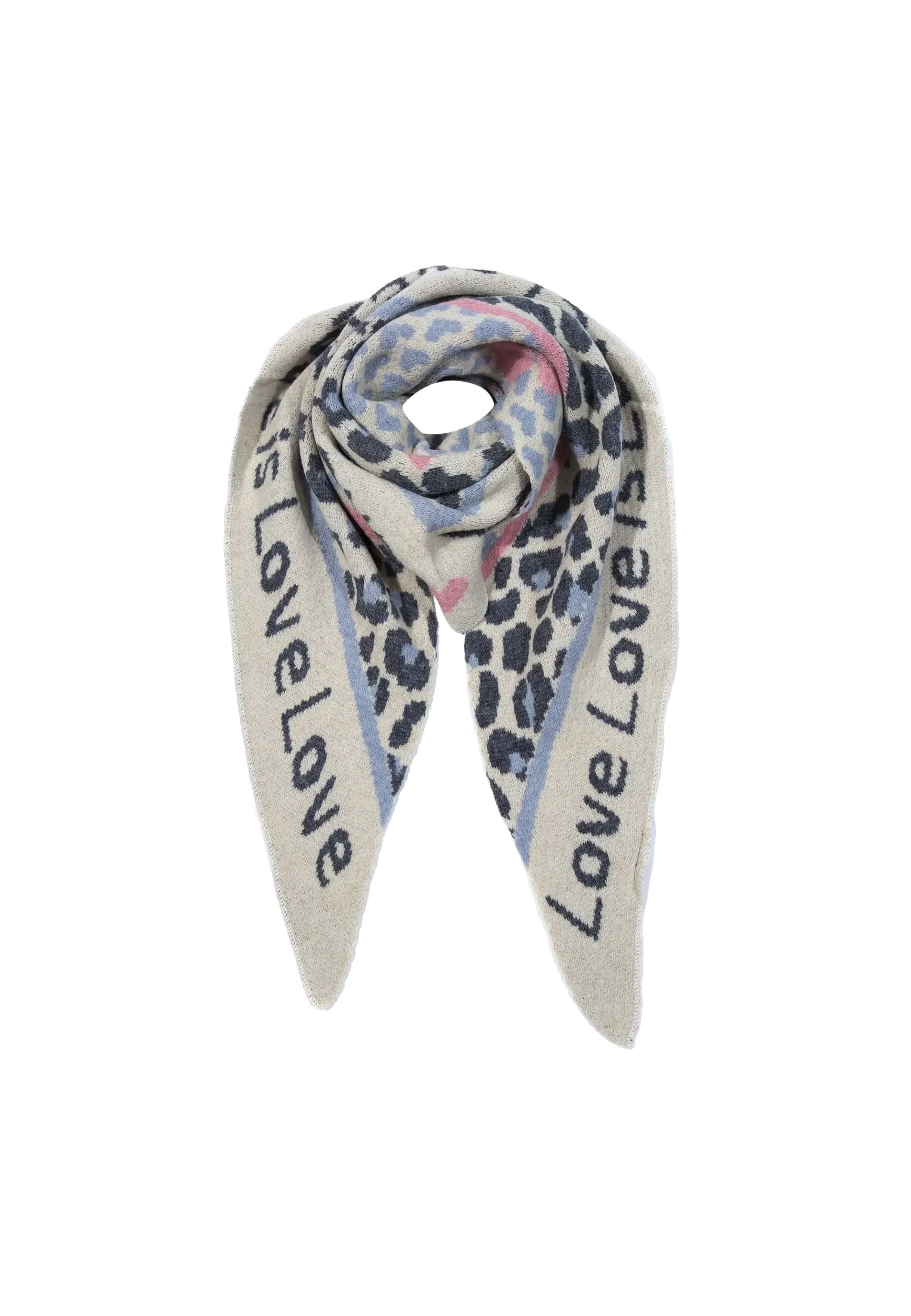 Leopardenmuster Dreieckstuch Animal Love mit cozy Oberfläche Leopardenmuster Dreieckstuch Animal Love mit cozy Oberfläche