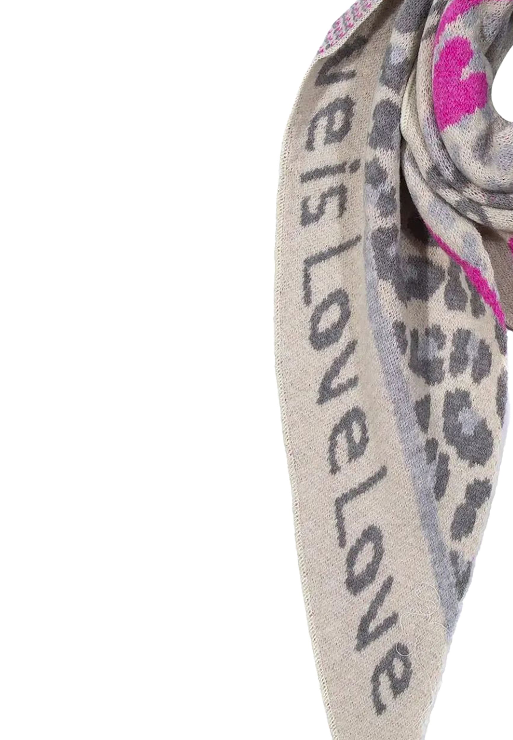 Leopardenmuster Dreieckstuch Animal Love mit cozy Oberfläche Leopardenmuster Dreieckstuch Animal Love mit cozy Oberfläche