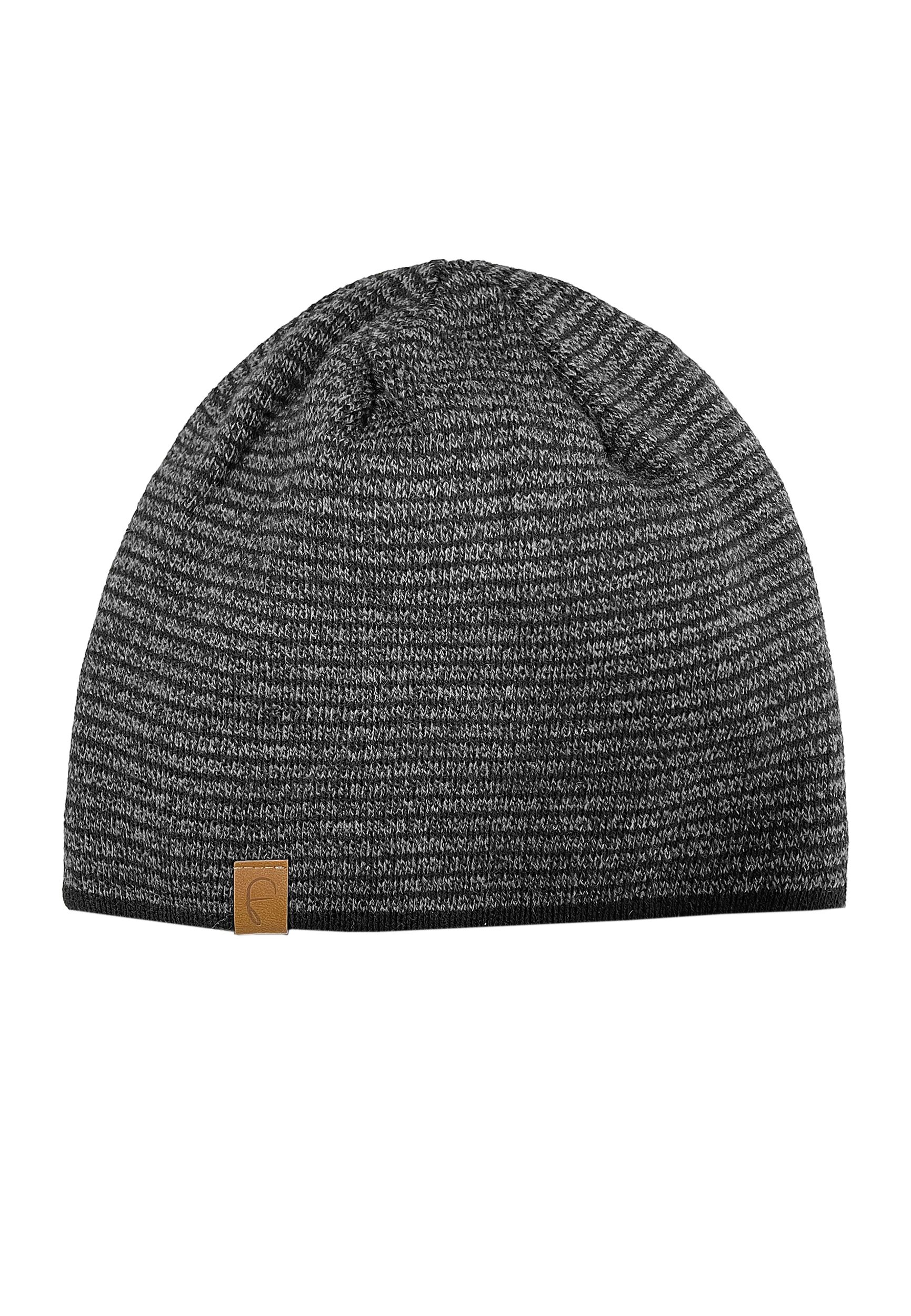 Strick Beanie mit glatter Oberfläche und Thermo-Fleece Strick Beanie mit glatter Oberfläche und Thermo-Fleece