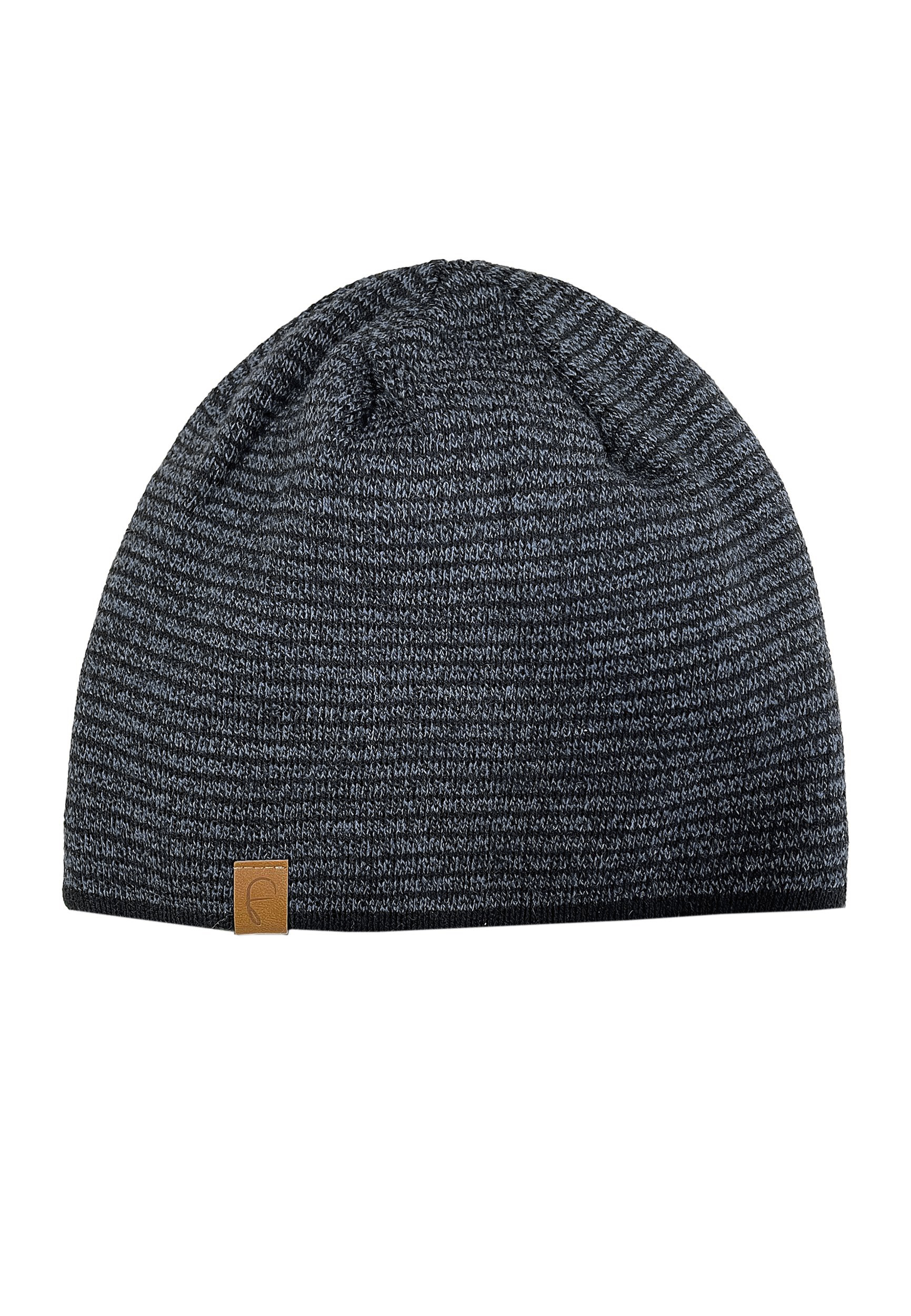 Strick Beanie mit glatter Oberfläche und Thermo-Fleece Strick Beanie mit glatter Oberfläche und Thermo-Fleece