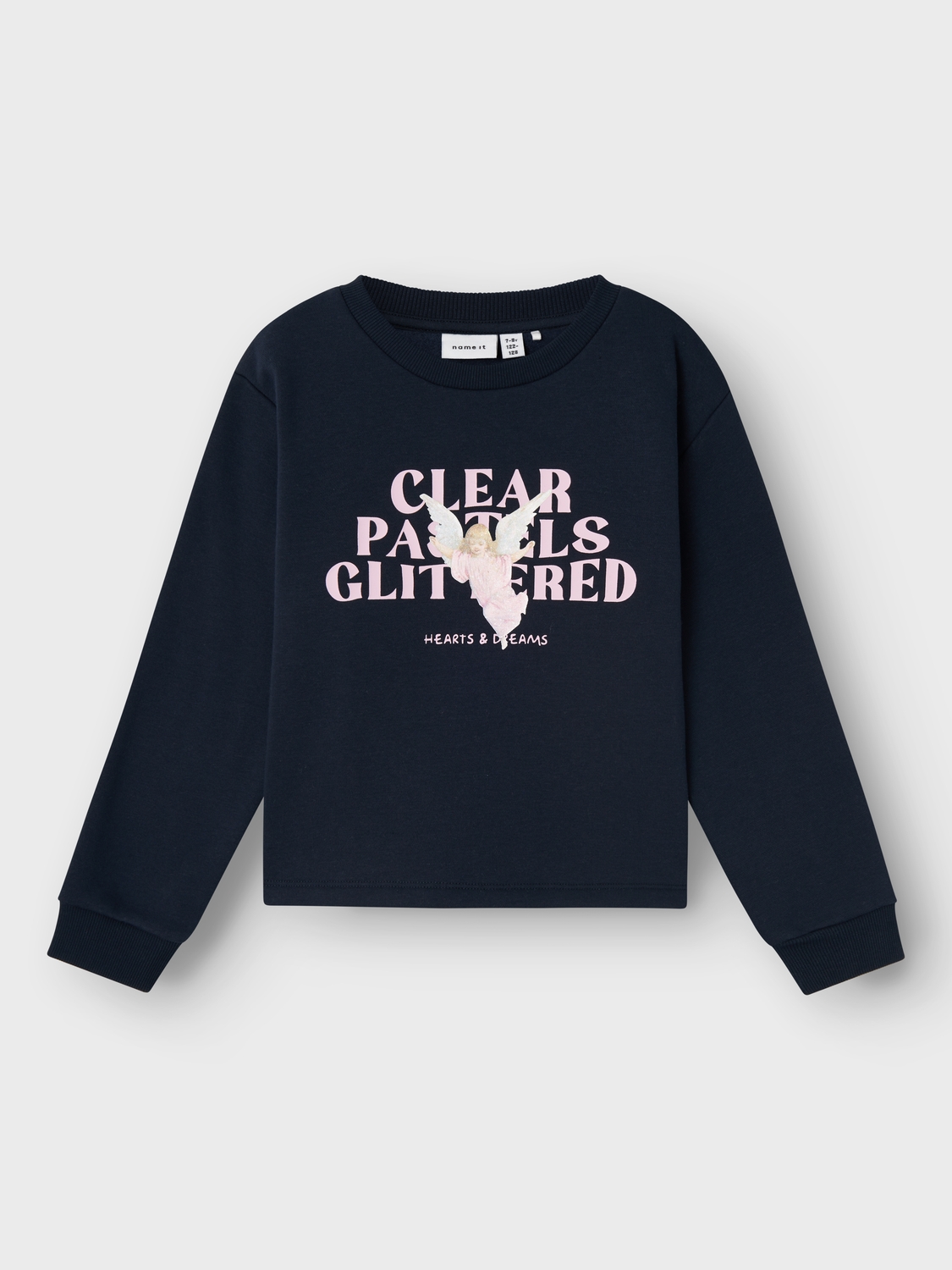 NAME-IT_Autumnwinter_4617618_13236225_3.jpg Pullover Gummiprint Rundhals Loose Fit Lange Ärmel