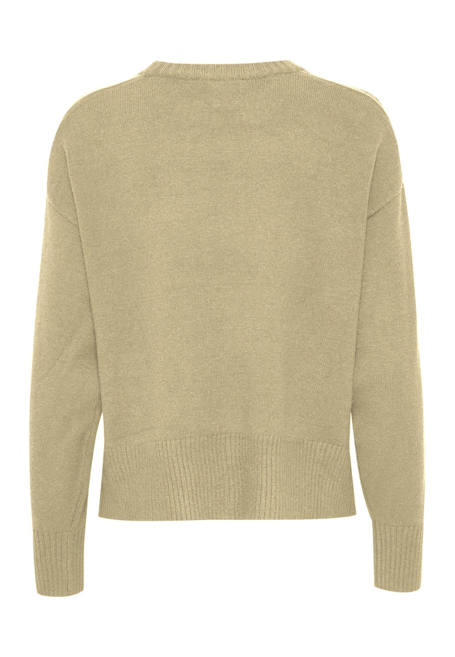Pullover Loose Fit Kurz Langarm Knitted Rundhals Pullover Loose Fit Kurz Langarm Knitted Rundhals