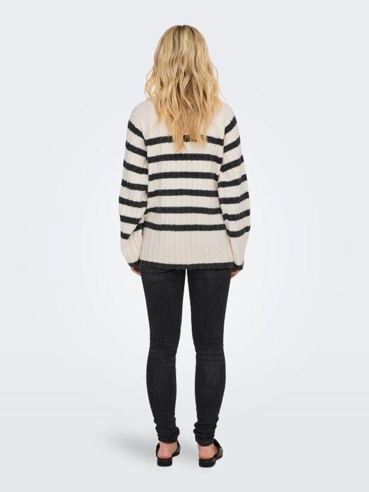 JDY JDY Pullover Knit it Rollkragen Langarm Lang – Beige, Bild 3