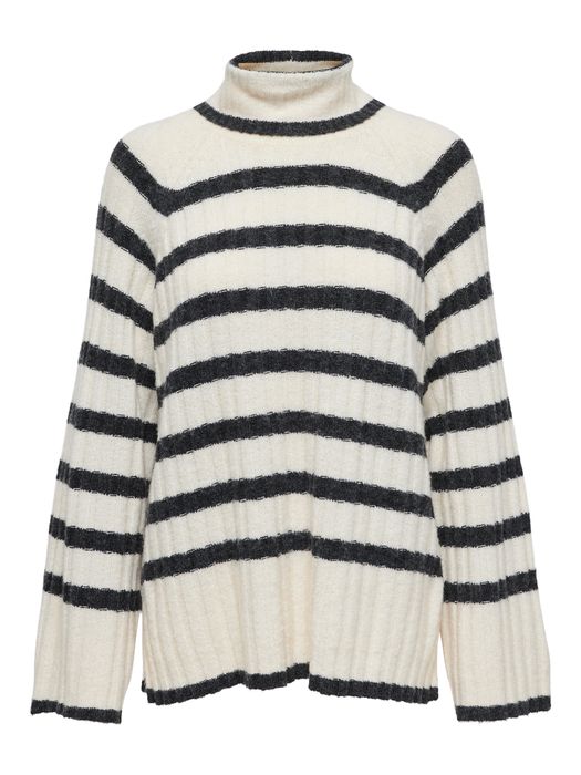 JDY JDY Pullover Knit it Rollkragen Langarm Lang – Beige, Bild 8