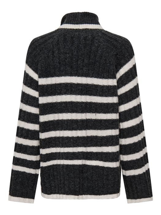 JDY JDY Pullover Knit it Rollkragen Langarm Lang – Dunkelgrau, Bild 7
