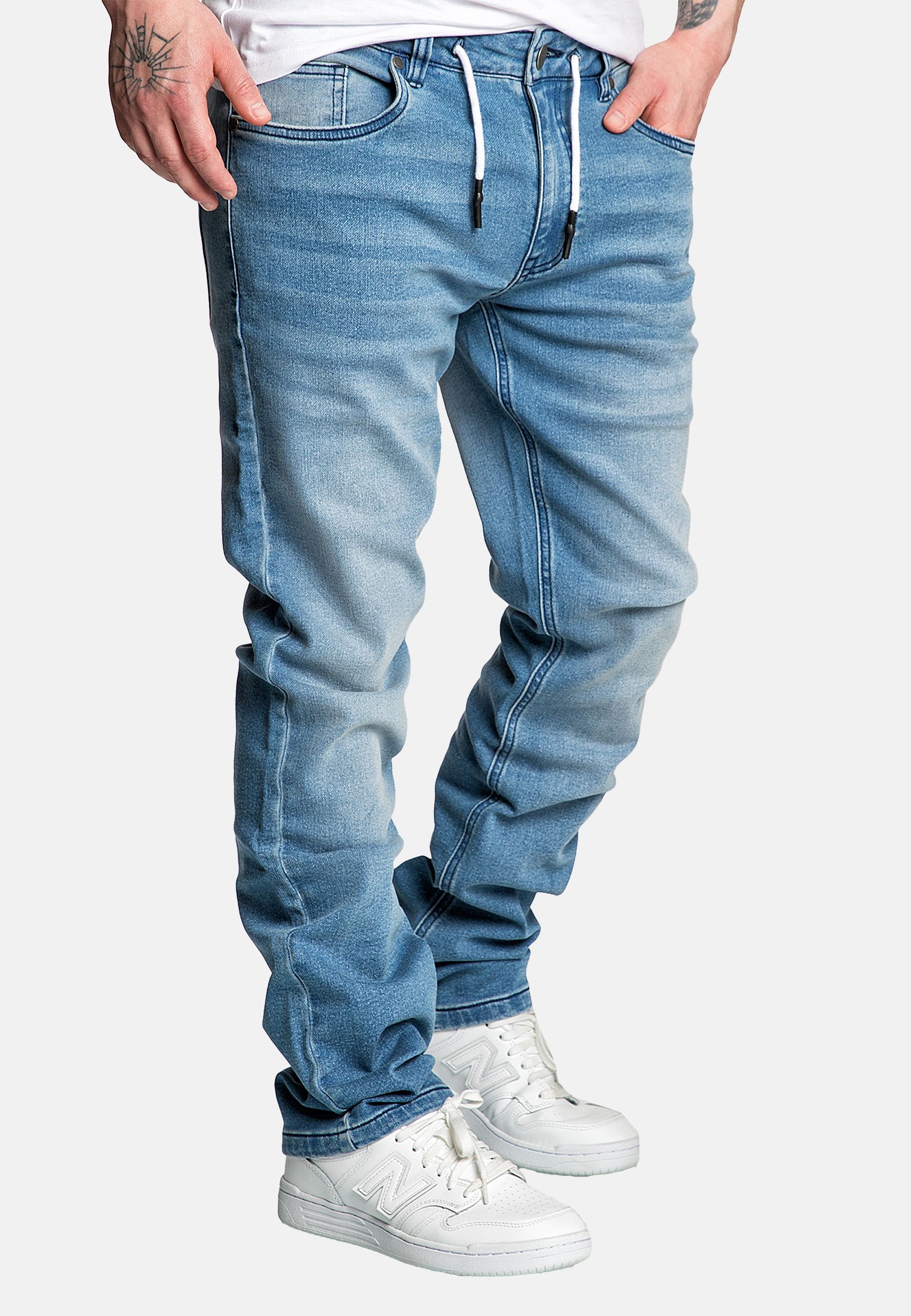 Jeans Stretch Bequem 5-Pocket Kordelzug A&S Jeans Stretch Bequem 5-Pocket Kordelzug A&S