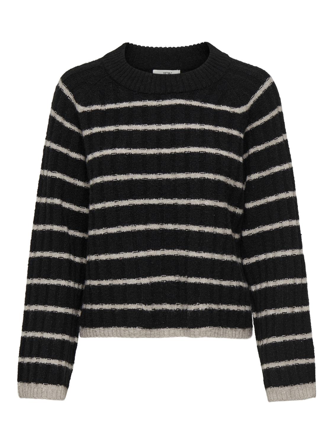 JDY_4638150_15331701.jpg Strickpullover Weich Rundhals Raglan-Ärmel