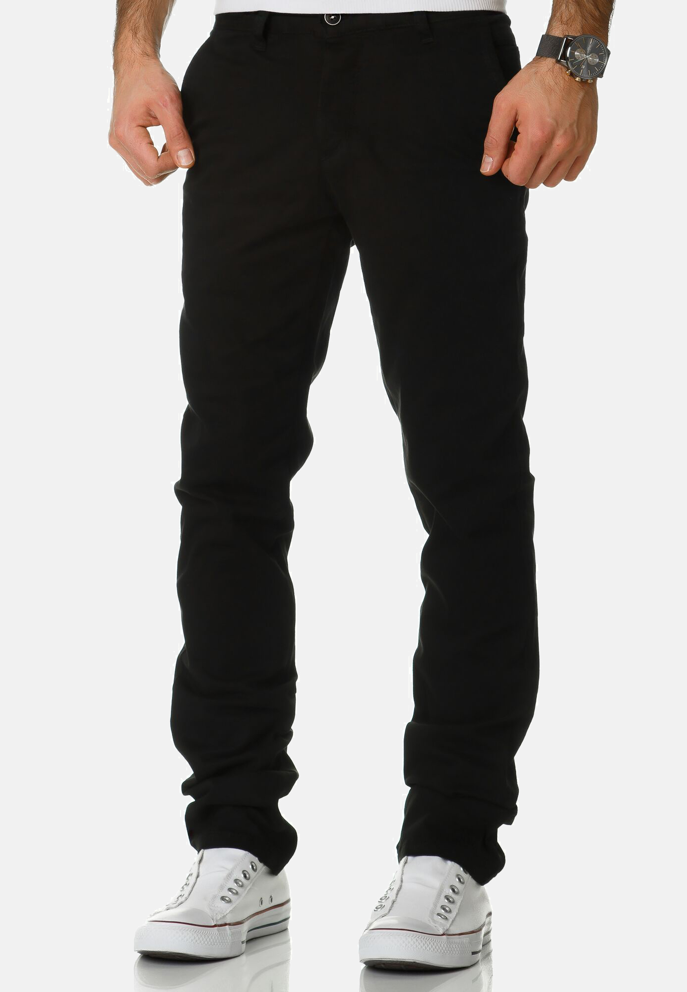 Chino Stretch Hose bequeme Slim Fit Twill Pants A&S Chino Stretch Hose bequeme Slim Fit Twill Pants A&S