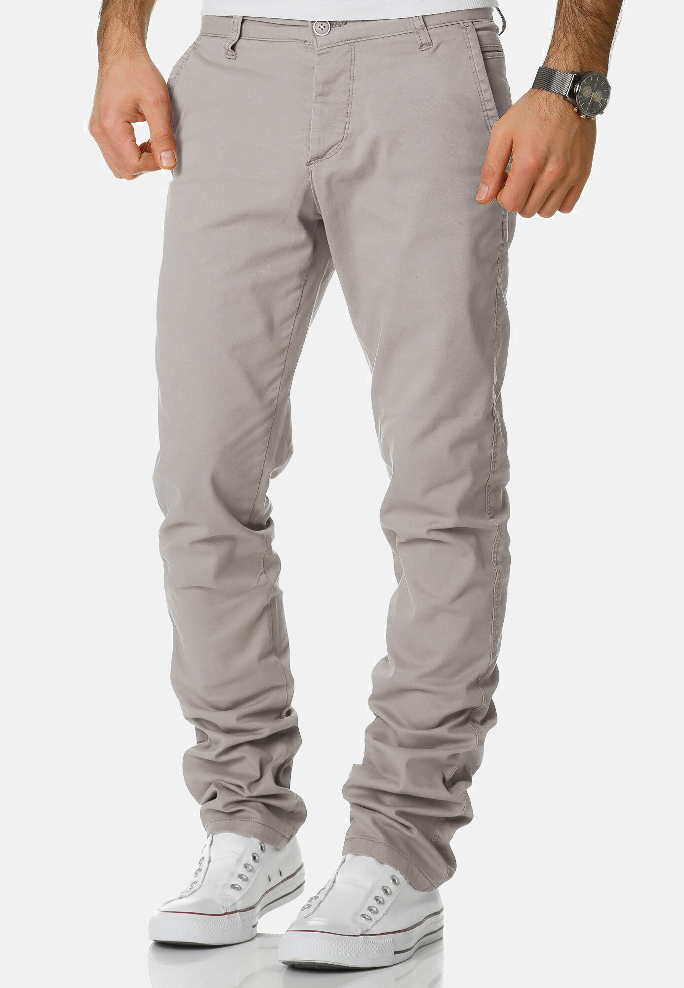 Chino Stretch Hose bequeme Slim Fit Twill Pants A&S Chino Stretch Hose bequeme Slim Fit Twill Pants A&S