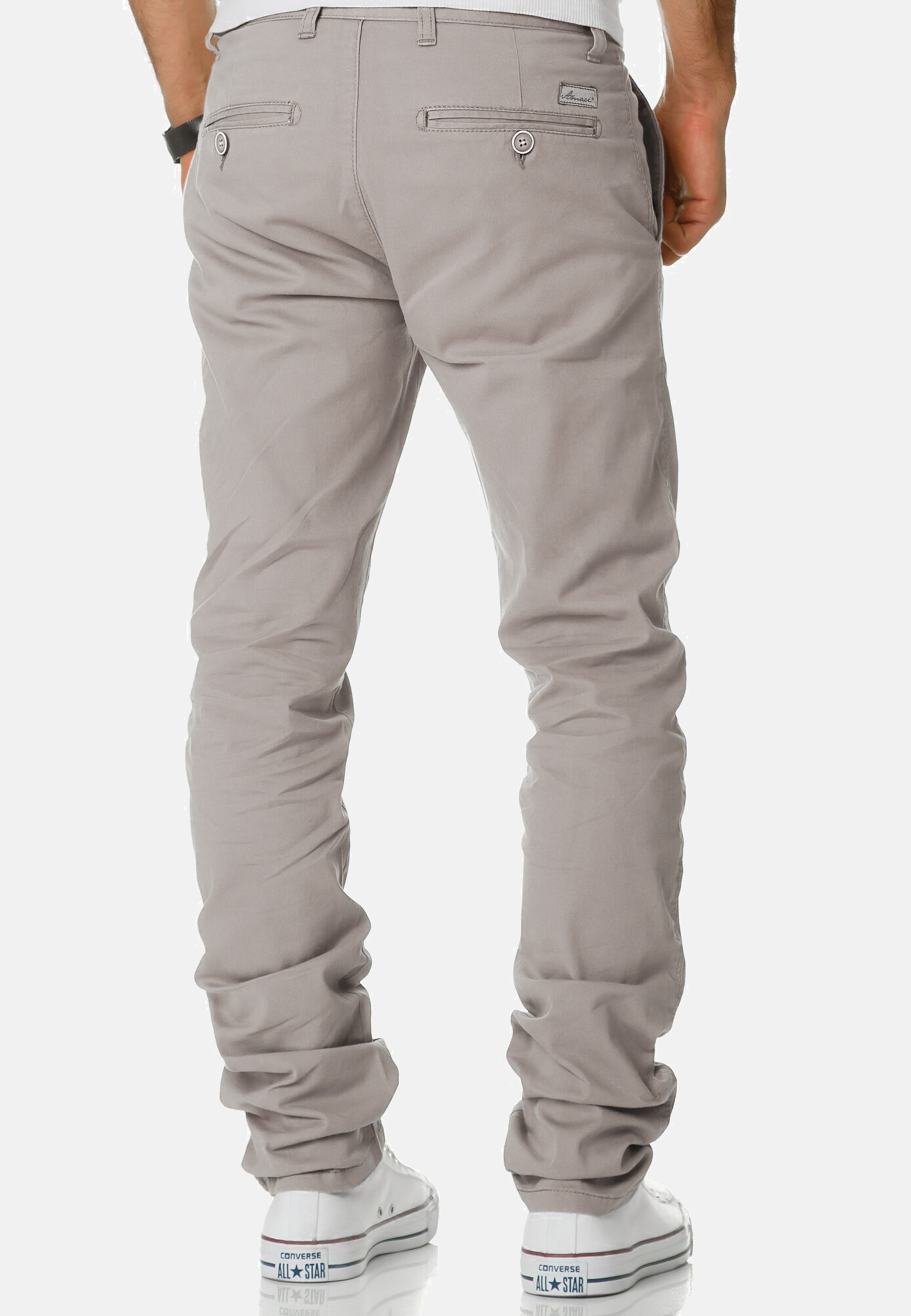 Chino Stretch Hose bequeme Slim Fit Twill Pants A&S Chino Stretch Hose bequeme Slim Fit Twill Pants A&S