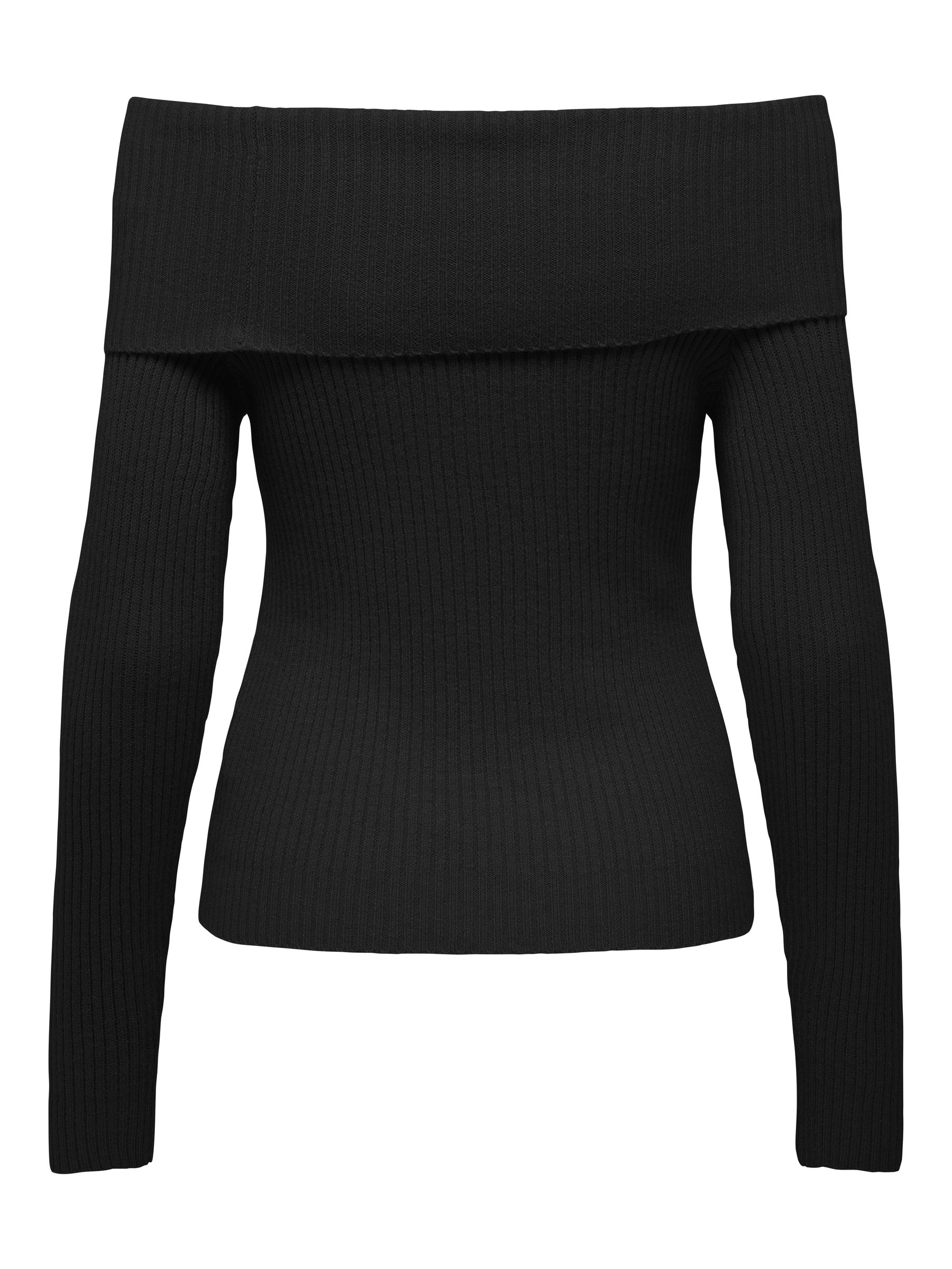 ONLY_FallWinter2024_4435584_15311830_2.jpg Weicher Strickpullover Langarm Schulterfrei