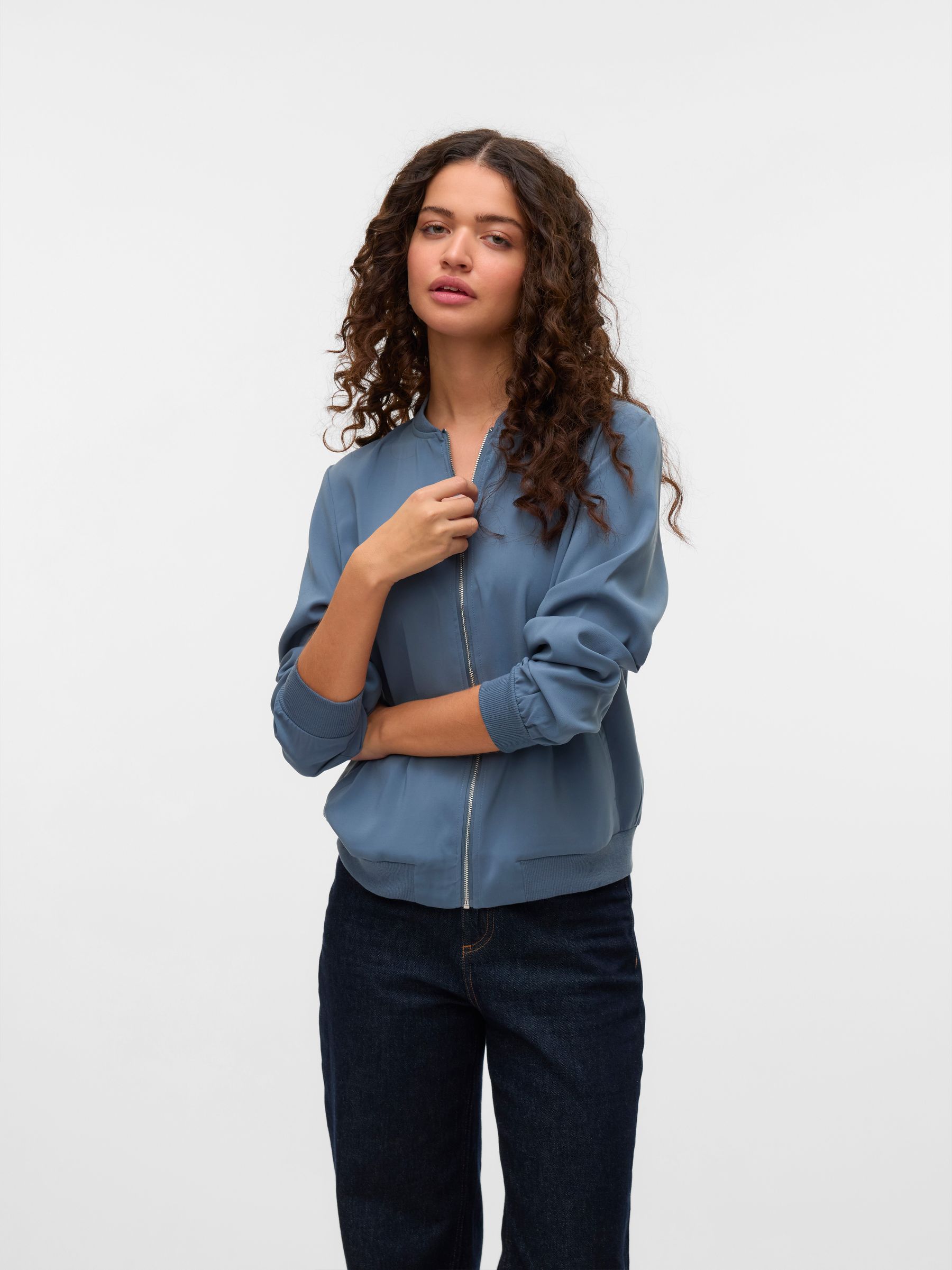 Leichte Bomber Jacke für Alltagslook Dünner Blouson Leichte Bomber Jacke für Alltagslook Dünner Blouson