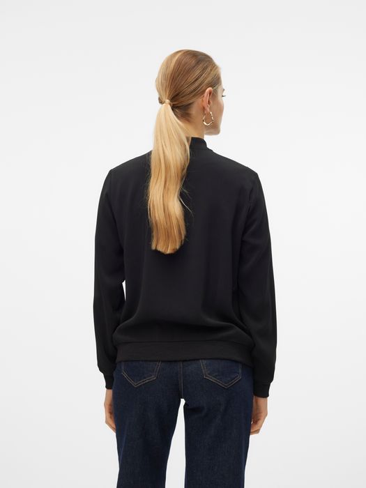 Vero Moda VERO MODA Leichte Bomber Jacke für Alltagslook Dünner Blouson – Schwarz, Bild 3