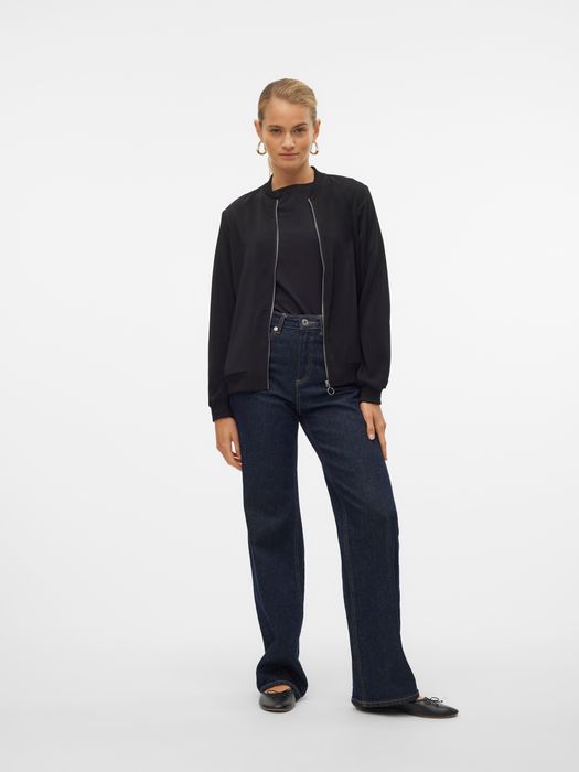 Vero Moda VERO MODA Leichte Bomber Jacke für Alltagslook Dünner Blouson – Schwarz, Bild 4