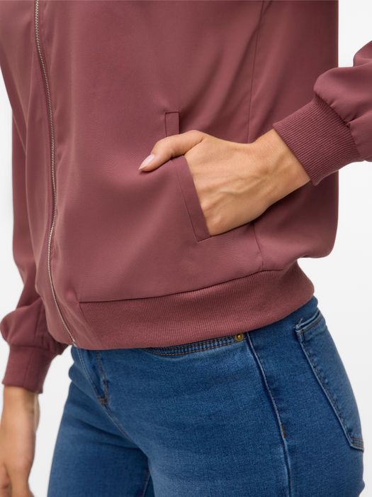 Vero Moda Leichte Bomber Jacke für Alltagslook Dünner Blouson – Braun, Bild 7
