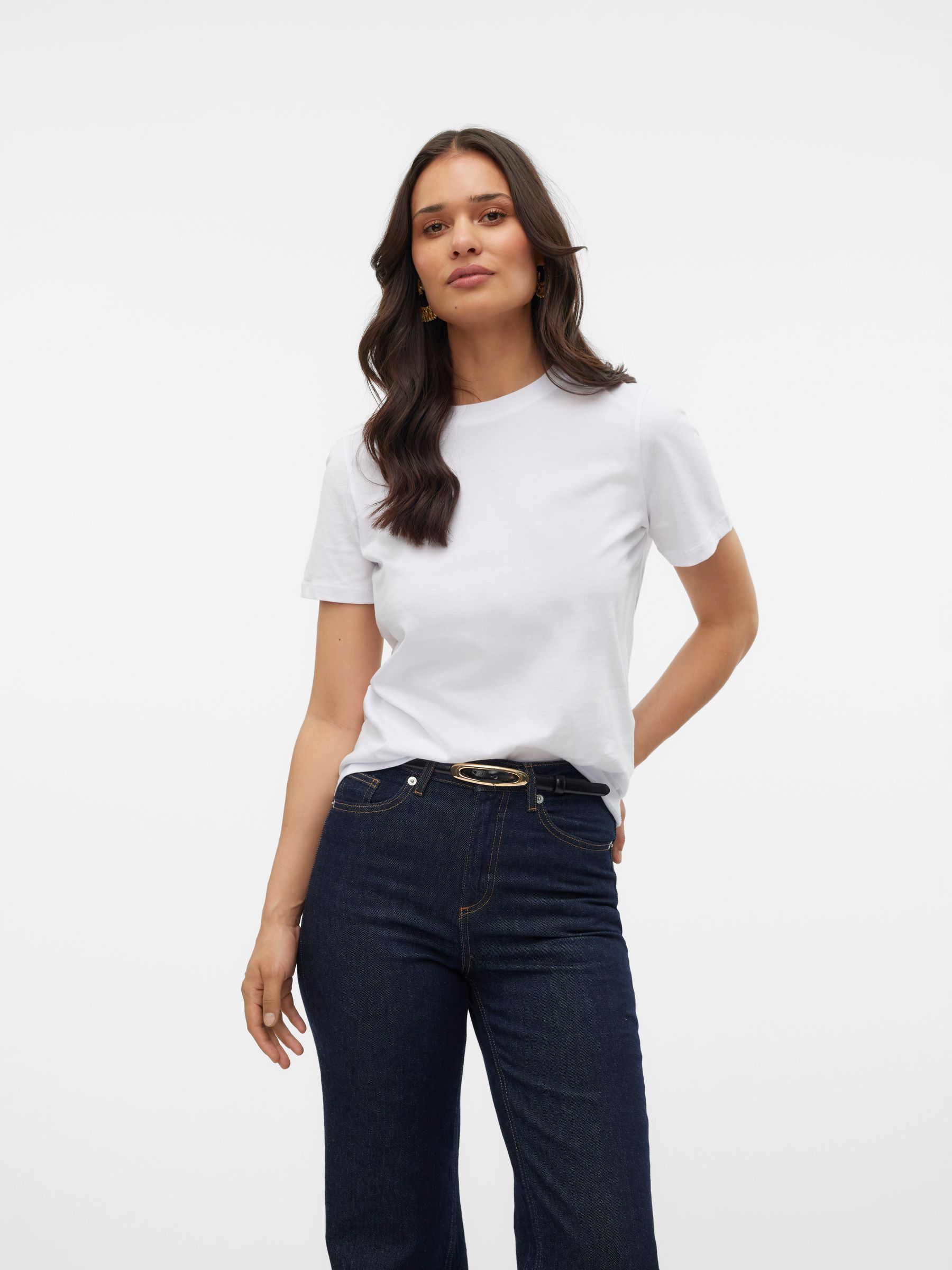 VERO-MODA_FallWinter2024_4667997_10316991.jpg Klassisches T-Shirt mit Rundhalsausschnitt