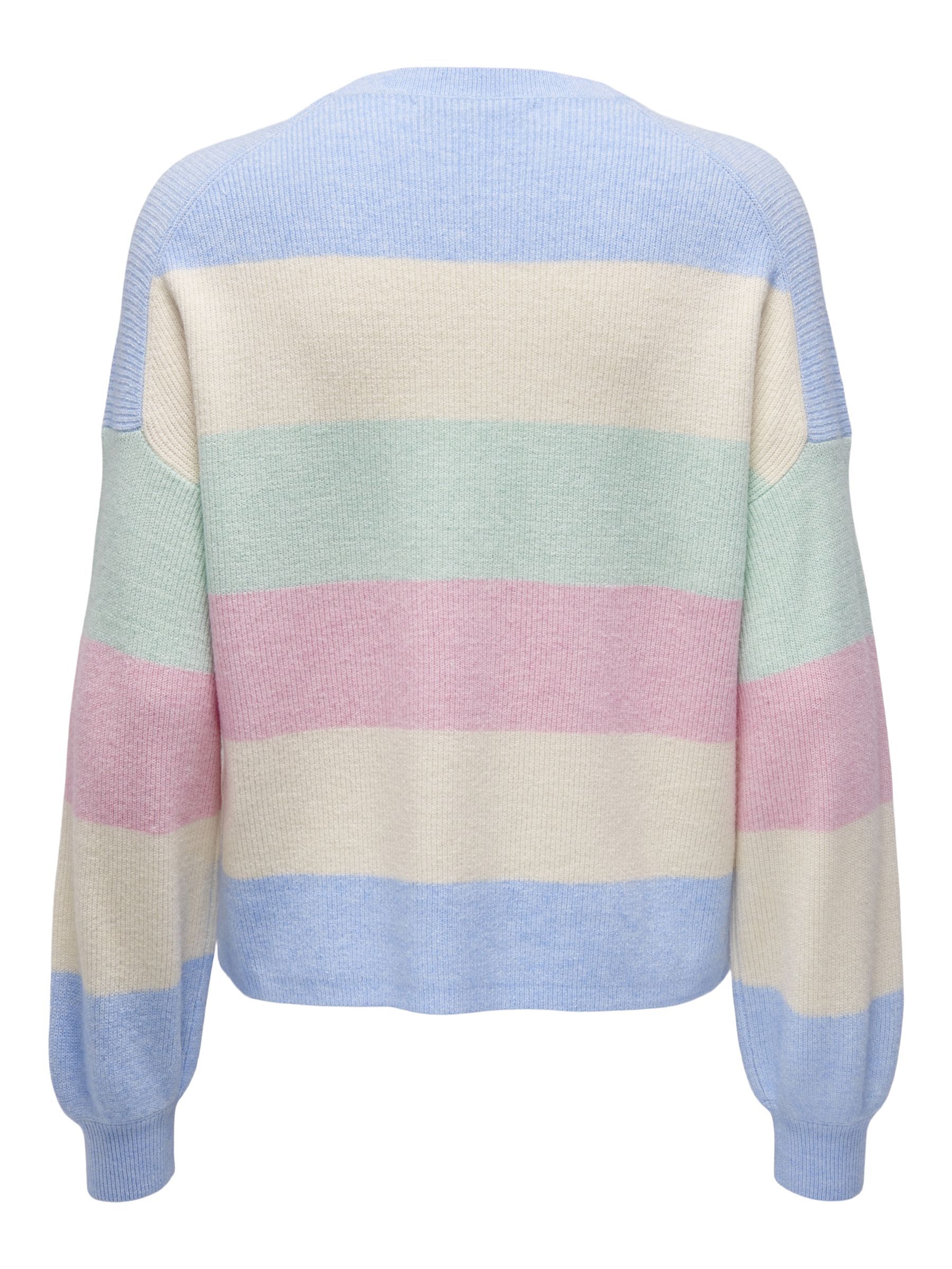 ONLY_SpringSummer2023_kentucky-blue_15220044_2.jpg Cooler Ripp Strickpullover Dropped Shoulder