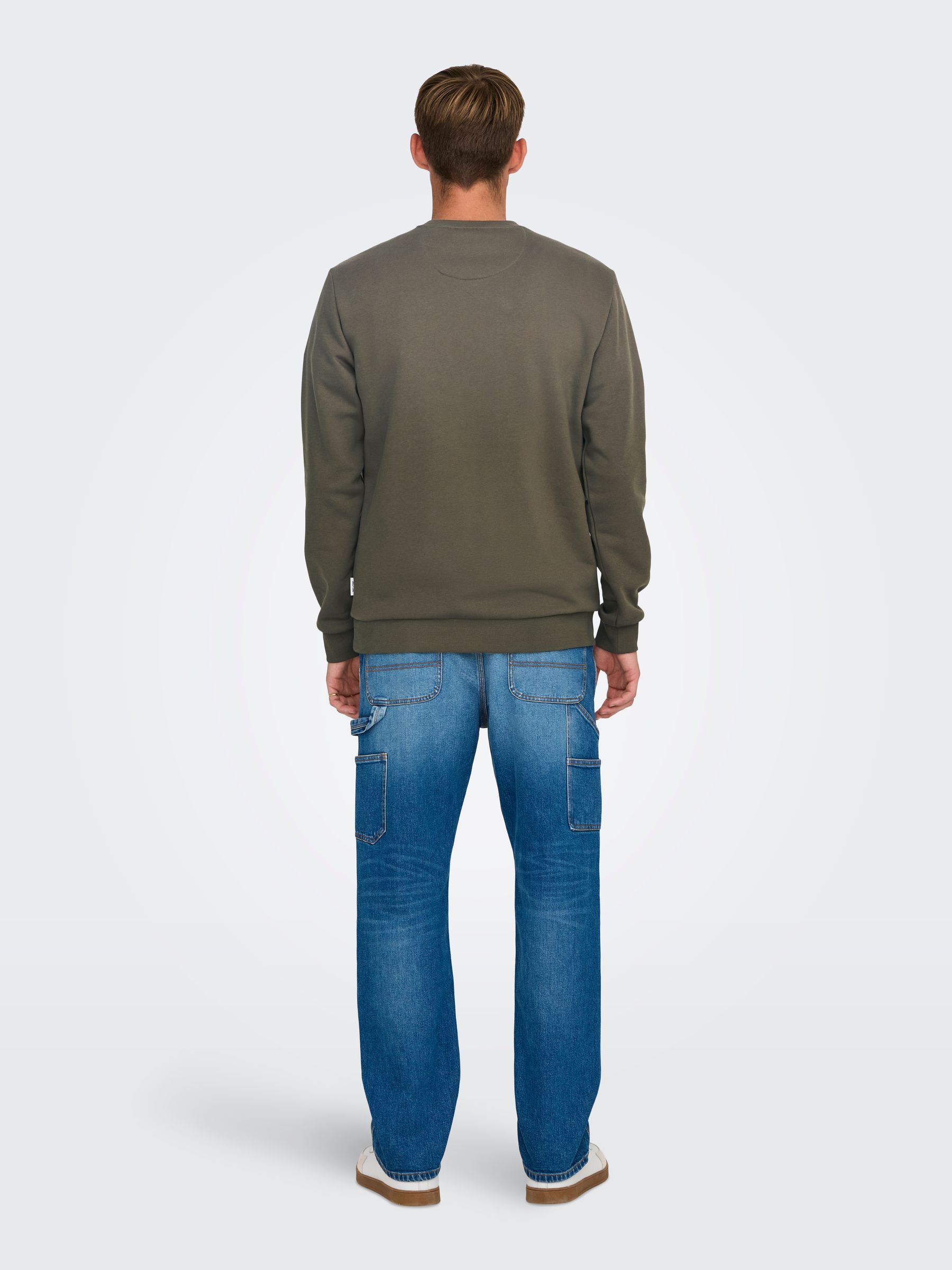 ONLY&SONS_Autumnwinter_4648576_22031838_6.jpg Weiches Rundhals Sweatshirt Eagles / Raiders Langarm Pullover