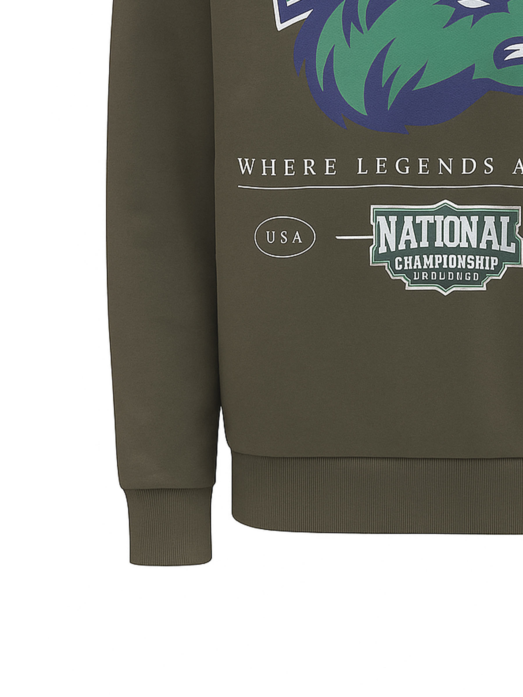 Weiches Rundhals Sweatshirt Eagles / Raiders Langarm Pullover Weiches Rundhals Sweatshirt Eagles / Raiders Langarm Pullover