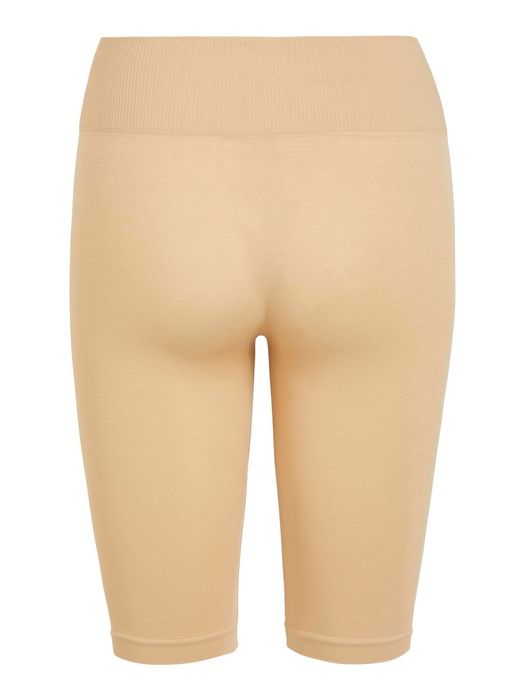 Vila VILA Leggingshorts 2er-Set Figurformend Gerippter Bund – Sand, Bild 6