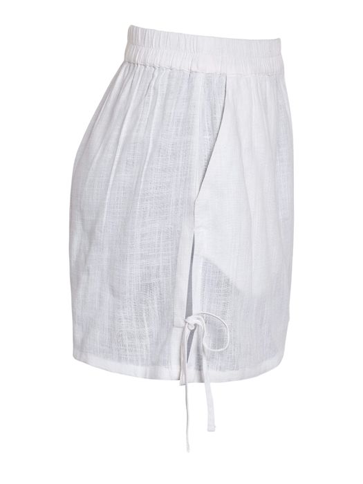 Noisy May NOISY MAY Leichte Shorts mit Kordelzug und elastischem Bund – Weiß, Bild 7