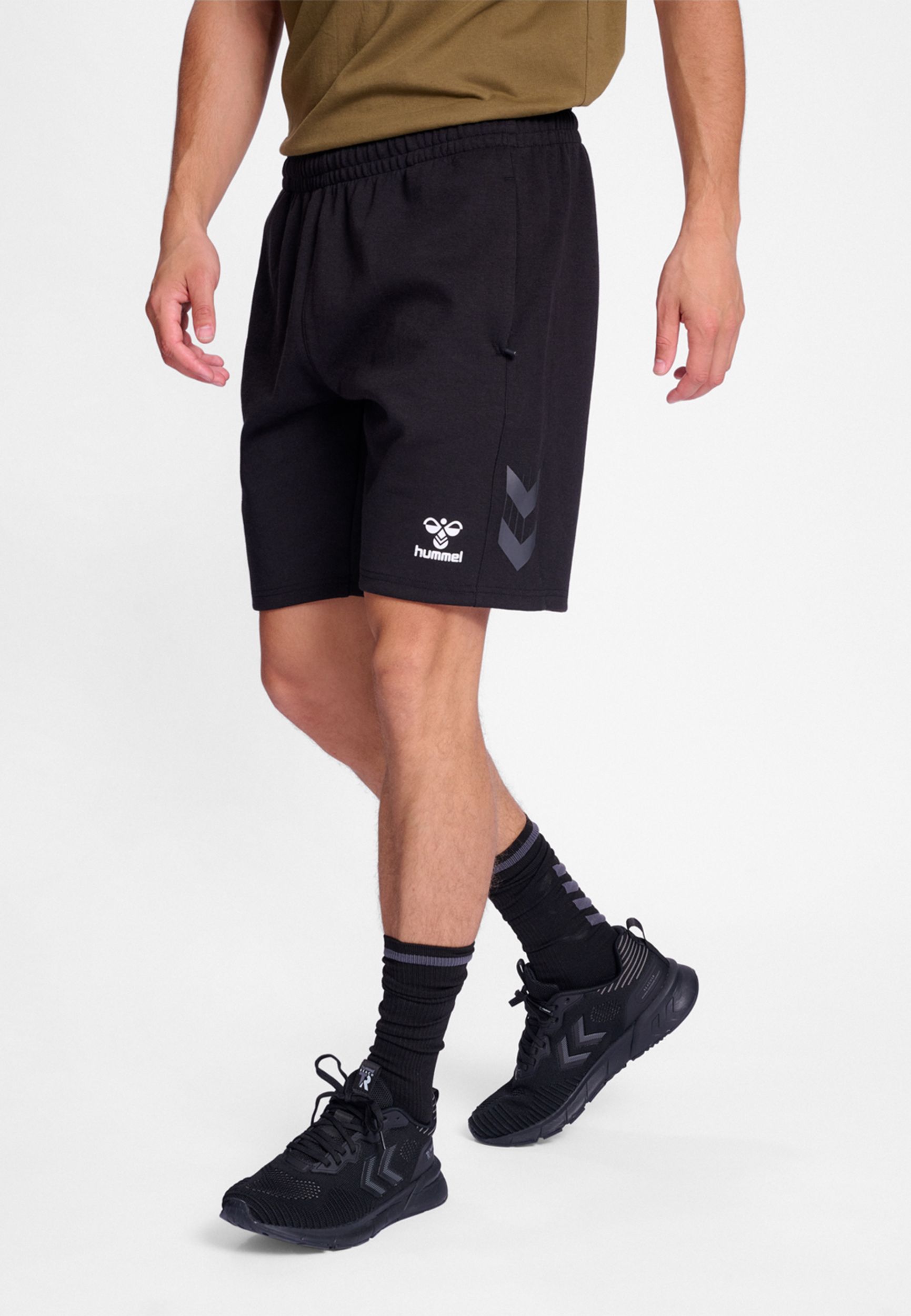 Sweatshorts mit Reißverschlusstaschen Sweatshorts mit Reißverschlusstaschen