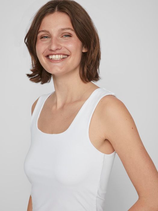 Vila VILA 2er-SET Tank Top Bluse Figurbetont – Weiß, Bild 3