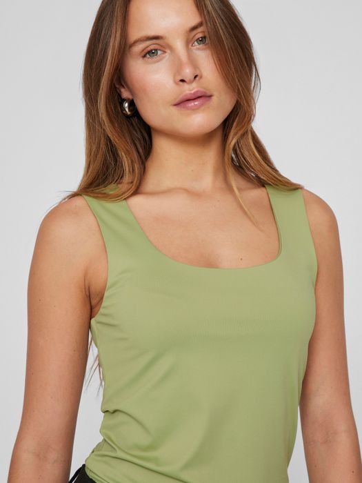 Vila VILA 2er-SET Tank Top Bluse Figurbetont – Grün, Bild 5