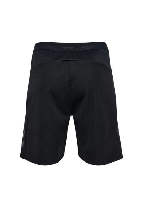hummel hmlCIMA Shorts – Leichte Sportshorts mit Kordelzug, Farbe: Schwarz