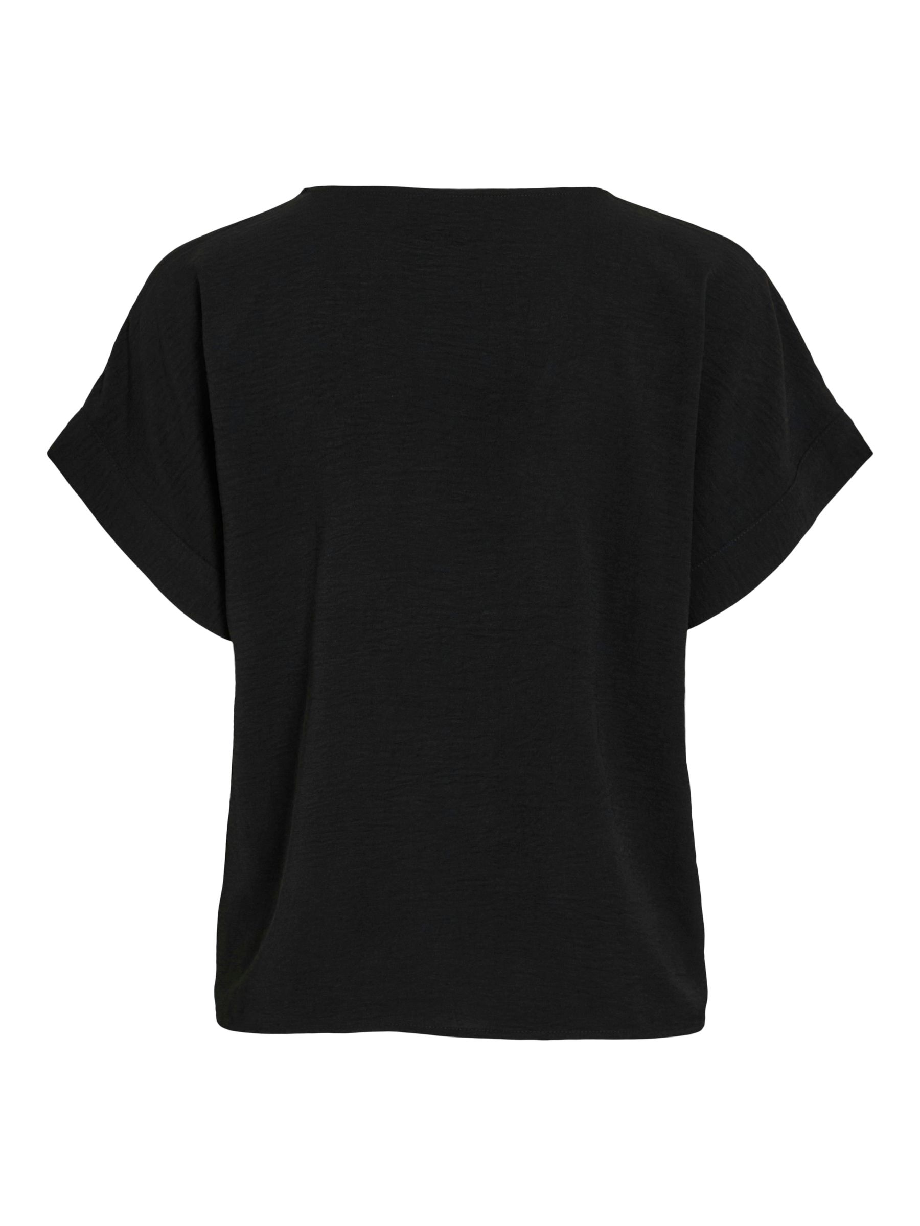 VILA_NOOS2025_4634822_14101663_2.jpg Modisches T-Shirt mit Crepe Design und Rundhalsausschnitt