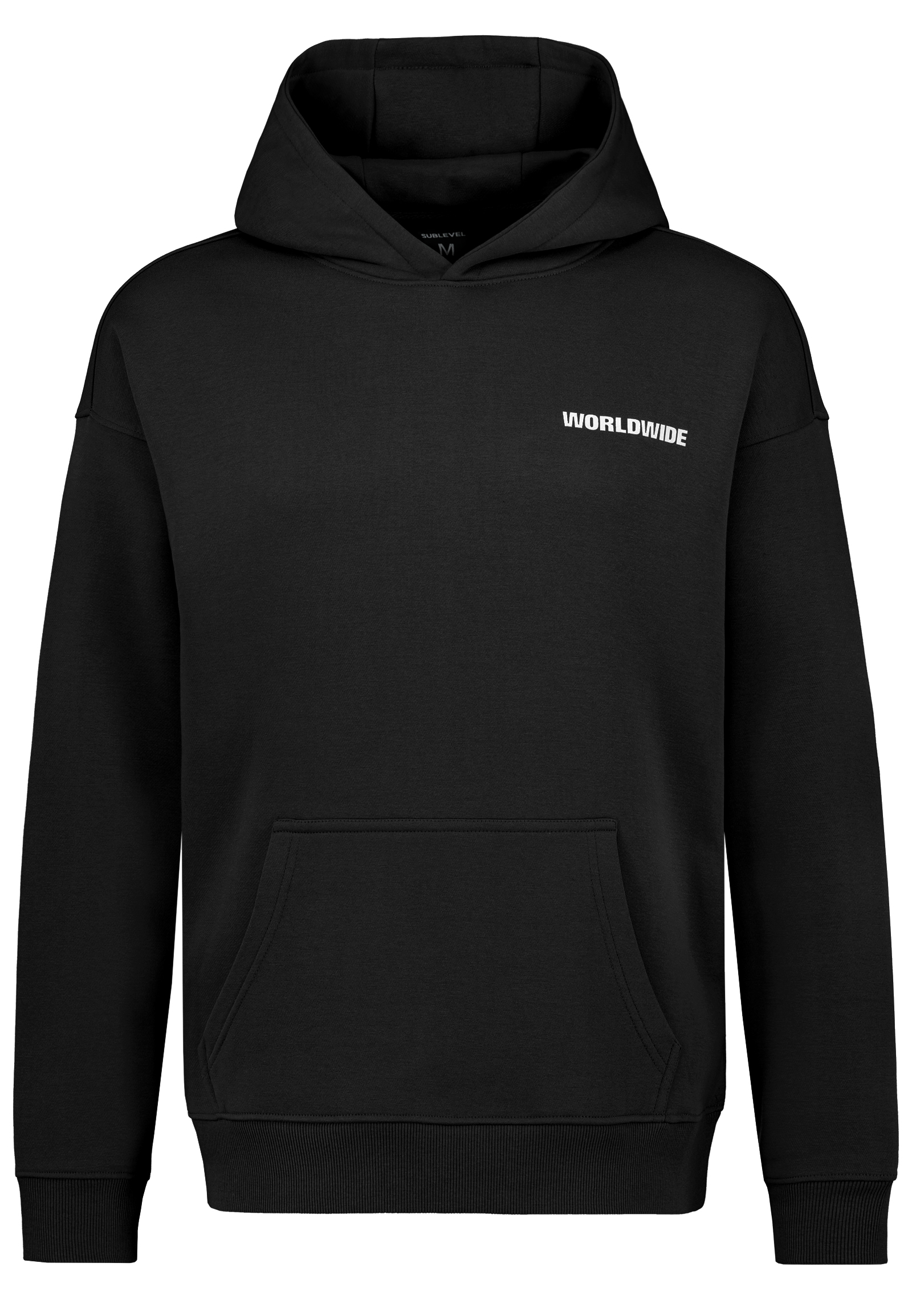 H10600T21453B2_24000_V.jpg Kapuzenpullover mit Kängurutasche und Logoprint
