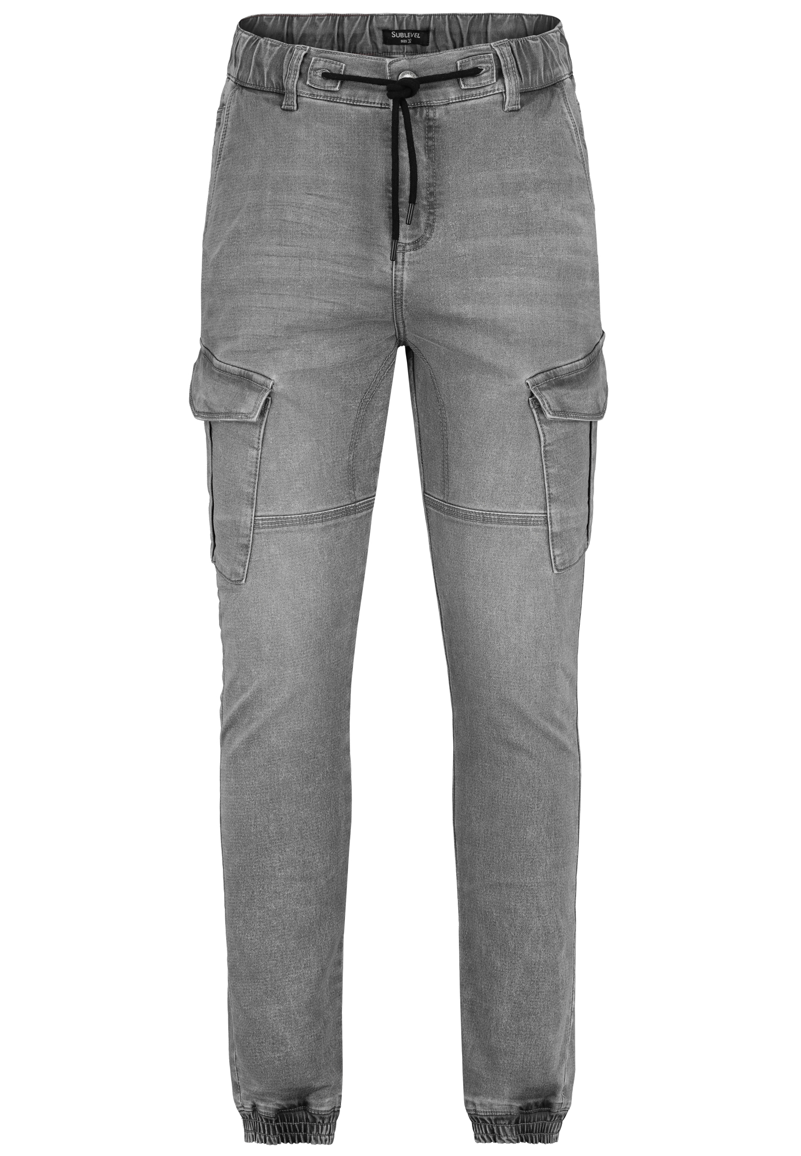 H13245BD61657G104-2_23000_V.jpg Jogger-Jeans mit Kordelzug und Cargotaschen