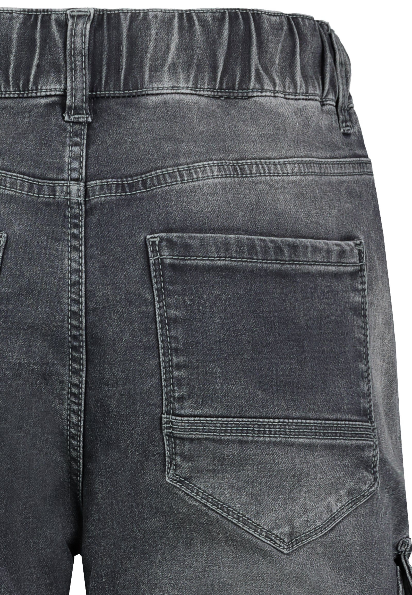 H13245BD61657G37-2_23000_D3.jpg Jogger-Jeans mit Kordelzug und Cargotaschen