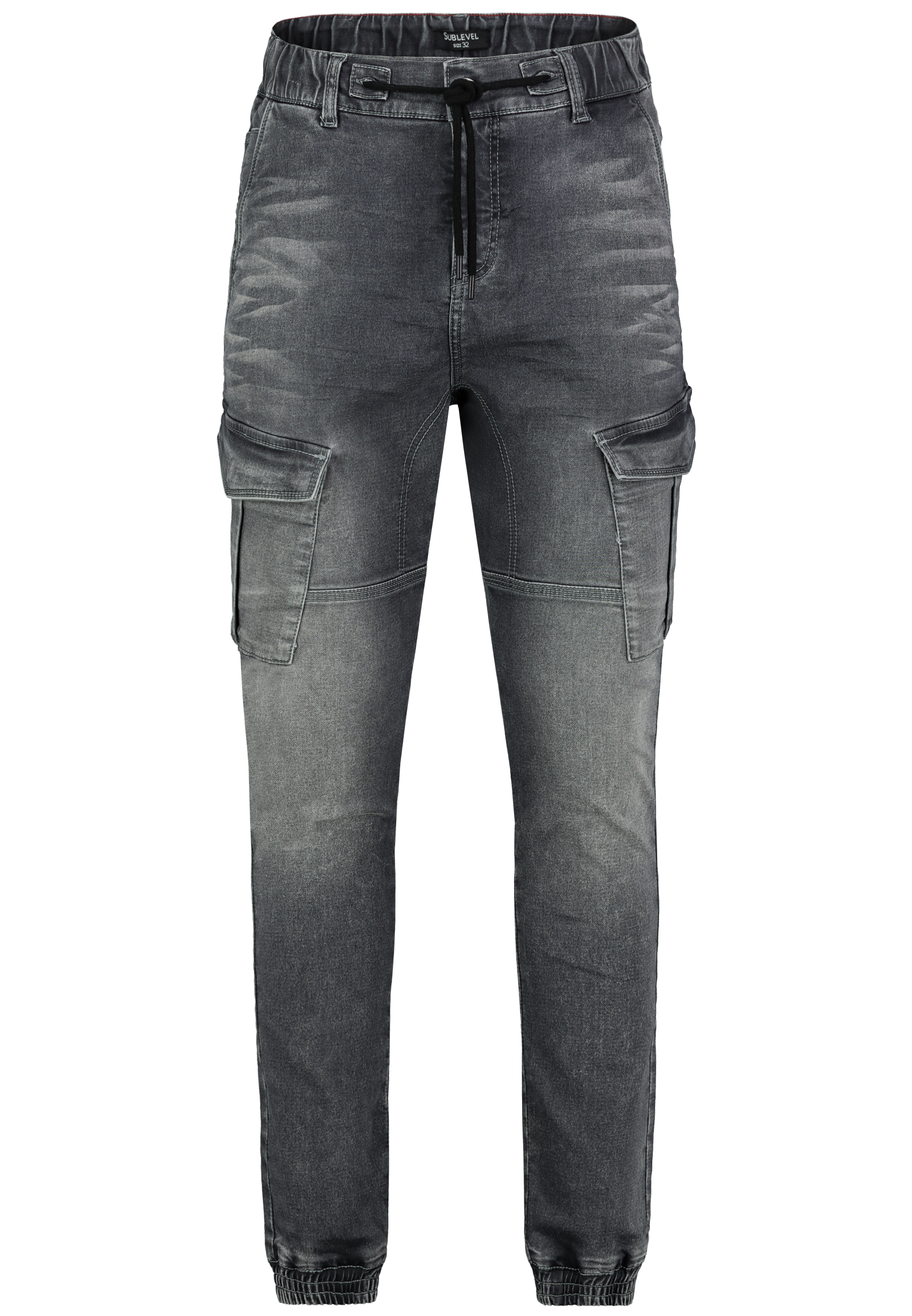 H13245BD61657G37-2_23000_V.jpg Jogger-Jeans mit Kordelzug und Cargotaschen