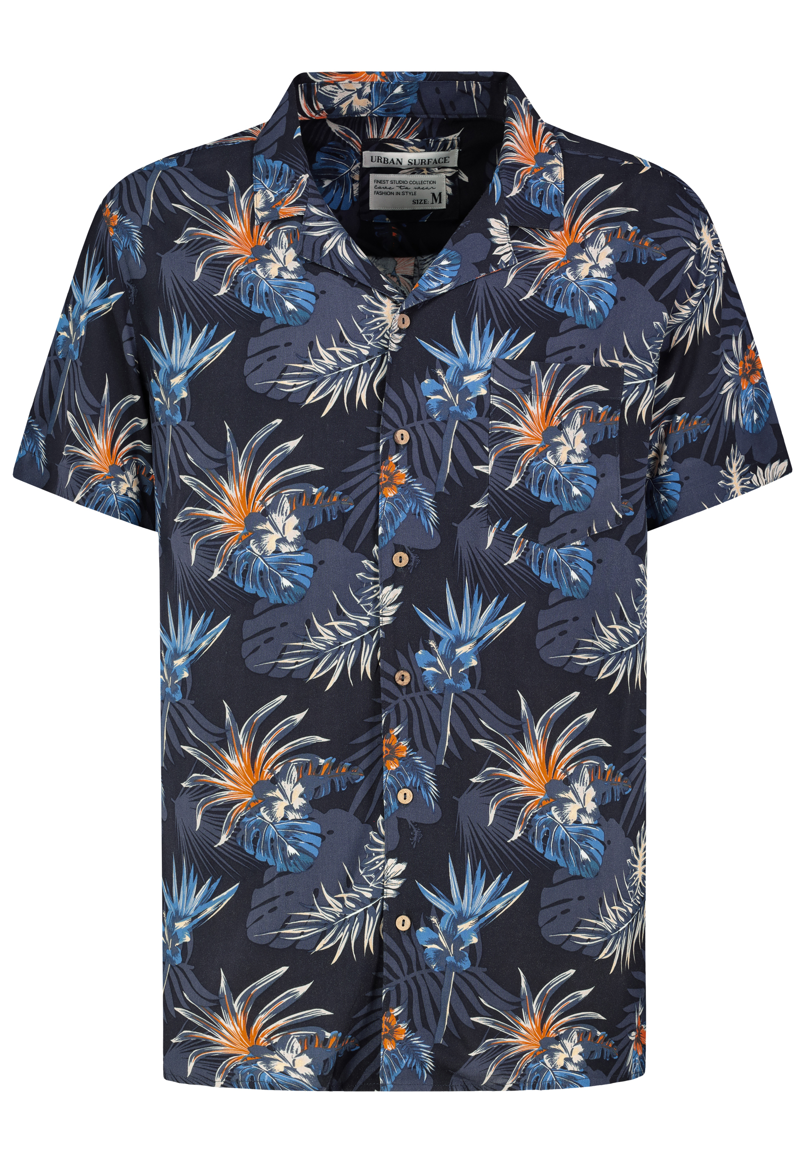 H73771M10979N_19400_V.jpg Viskose Kurzarm-Hemd mit abstraktem Tropical Design Muster