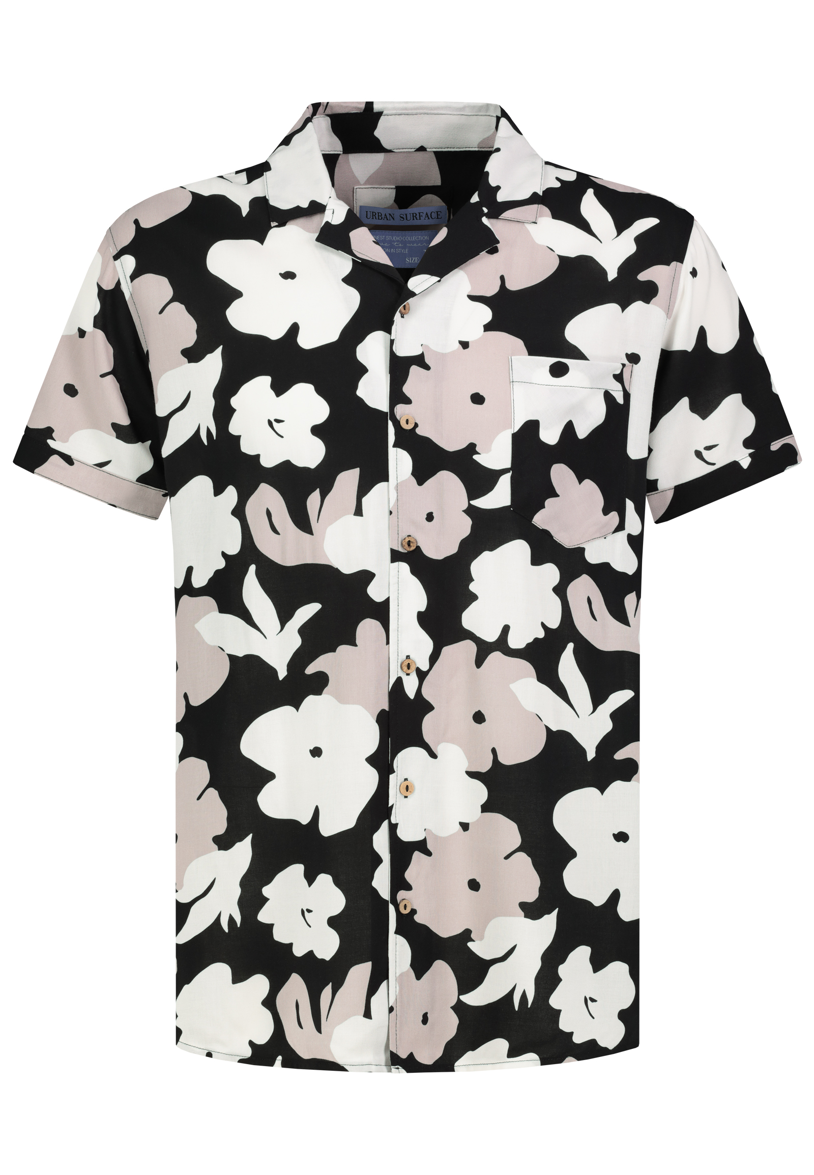 H73771Z10979L_23400_V.jpg Viskose Kurzarm-Hemd mit abstraktem Tropical Design Muster