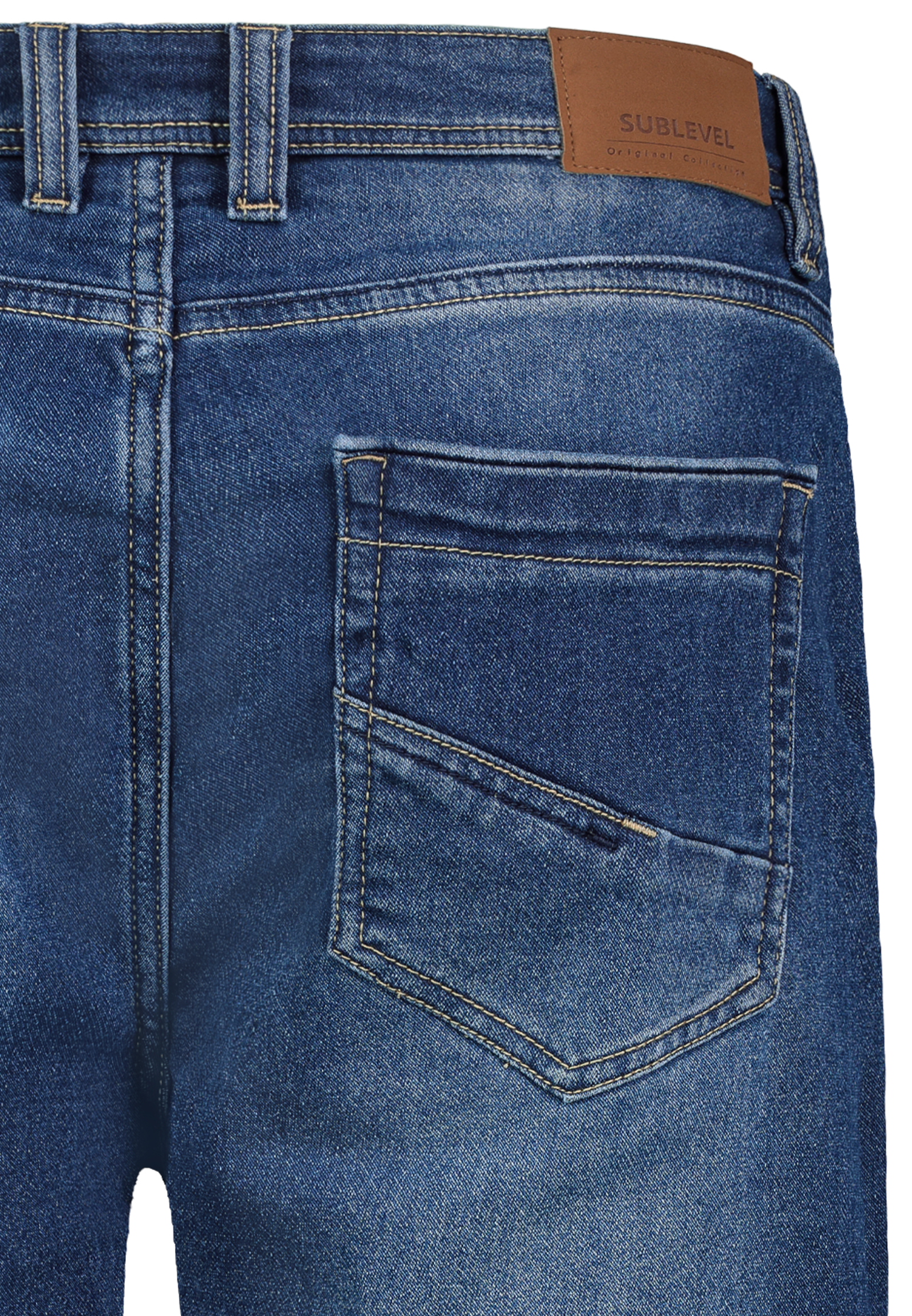 H13244BC61306KD84_19400_D3.jpg Denim Bermuda Jeansshorts mit Umschlag Saum