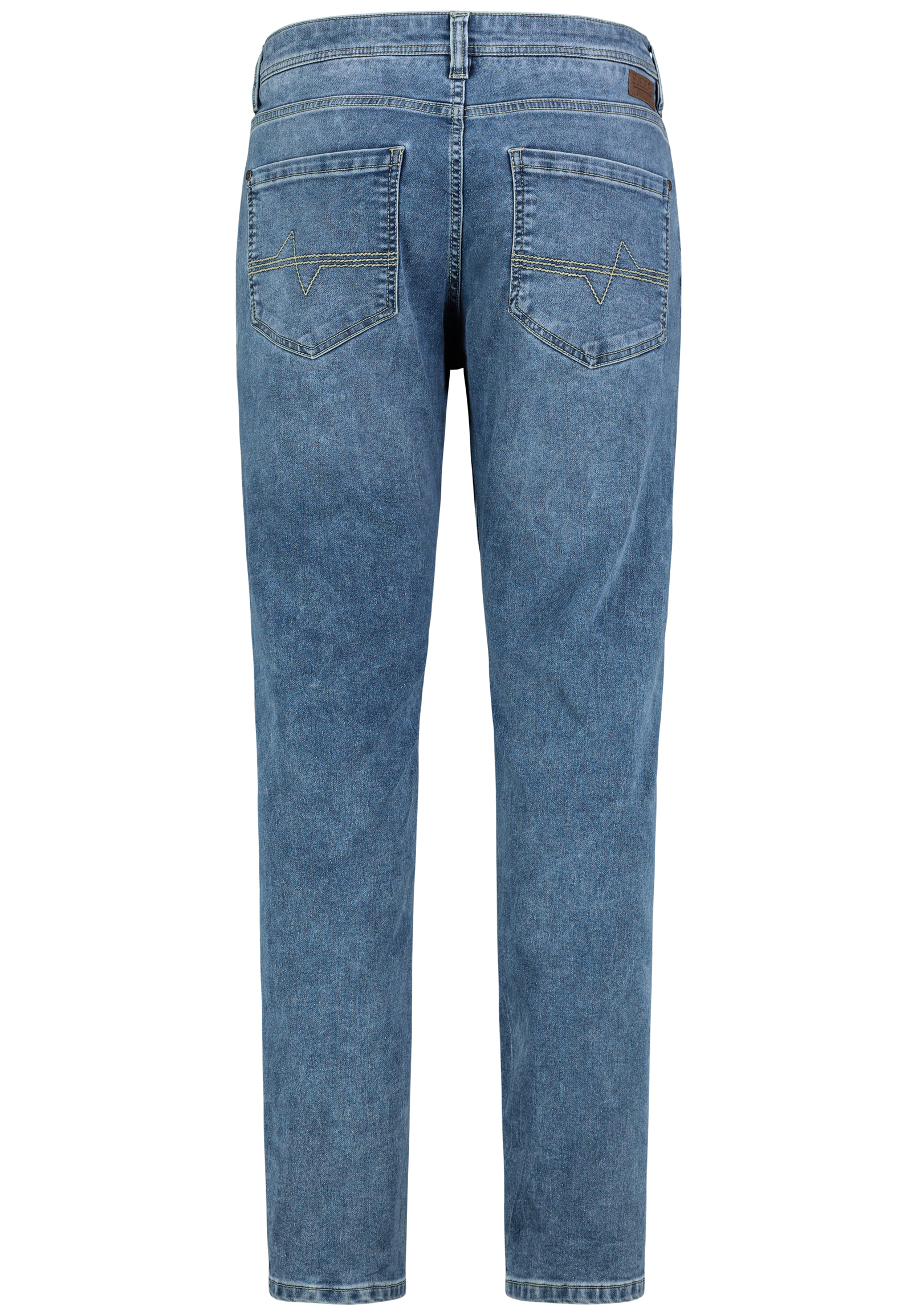 H13245BD62454D11NO_19400_H.jpg Slim Fit Jeans Used Denim Waschung Tunnelzug Sommer