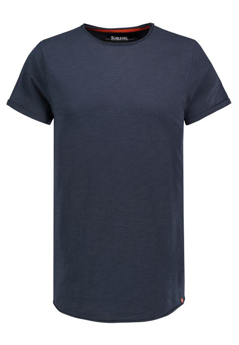 Sublevel Sublevel 3er Pack Herren T-Shirts mit Rundhals und Rollkante – Blau, Bild 4