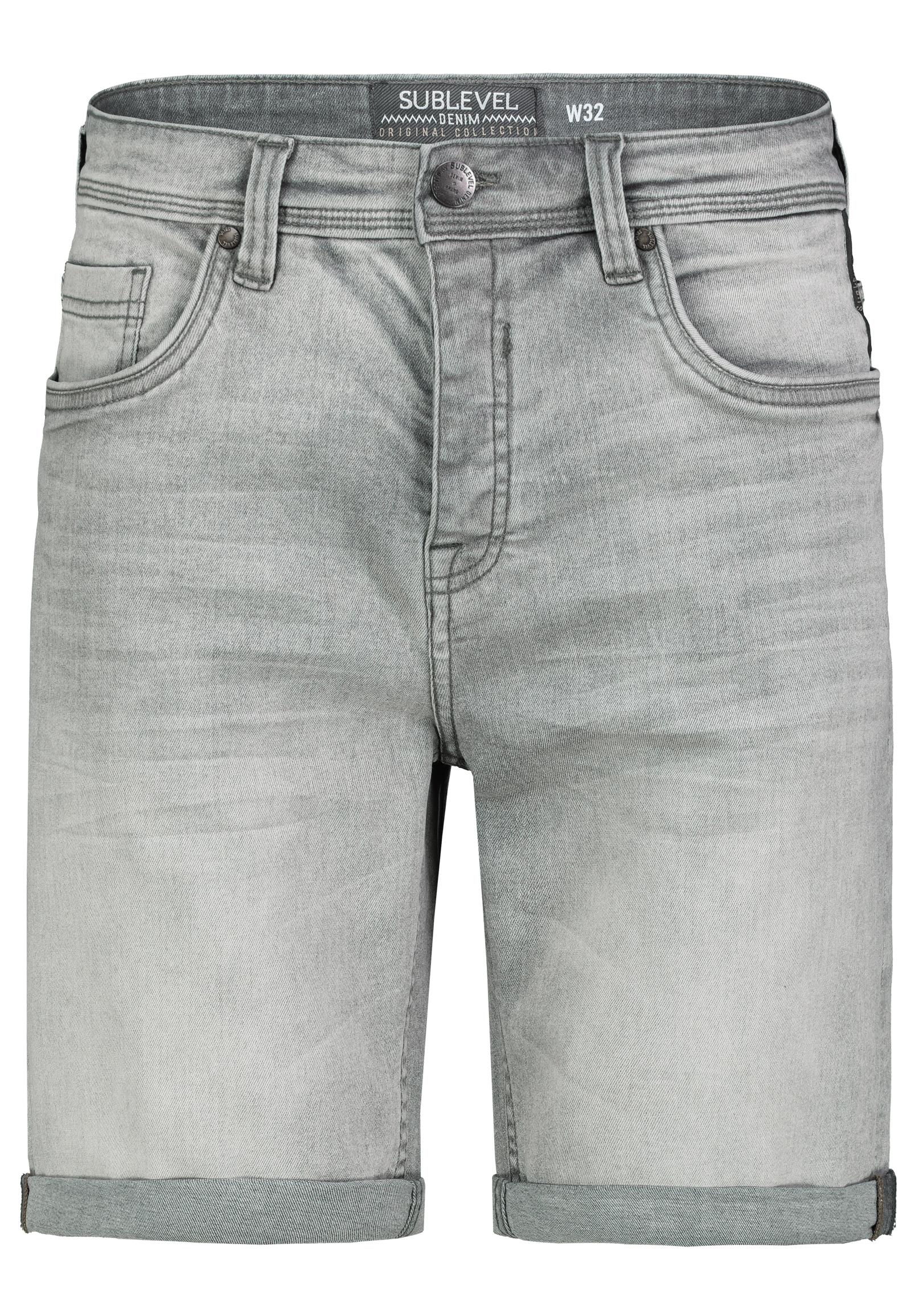 H85073BE62369KG120_23000_V.jpg Bermuda Jeansshorts in Used-Look