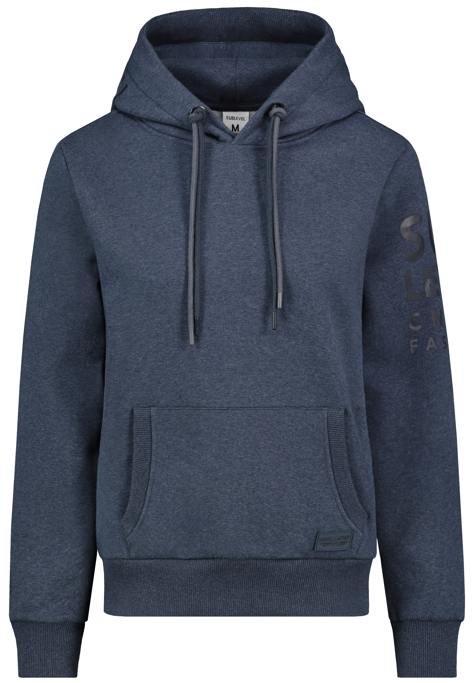 D10600T02690A3NO_19400_V.jpg Kapuzenpullover mit Kängurutasche und Logoprint
