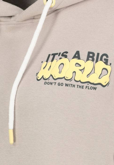 Sublevel Hoodie mit It is what it is Schriftzug Print – Beige, Bild 5