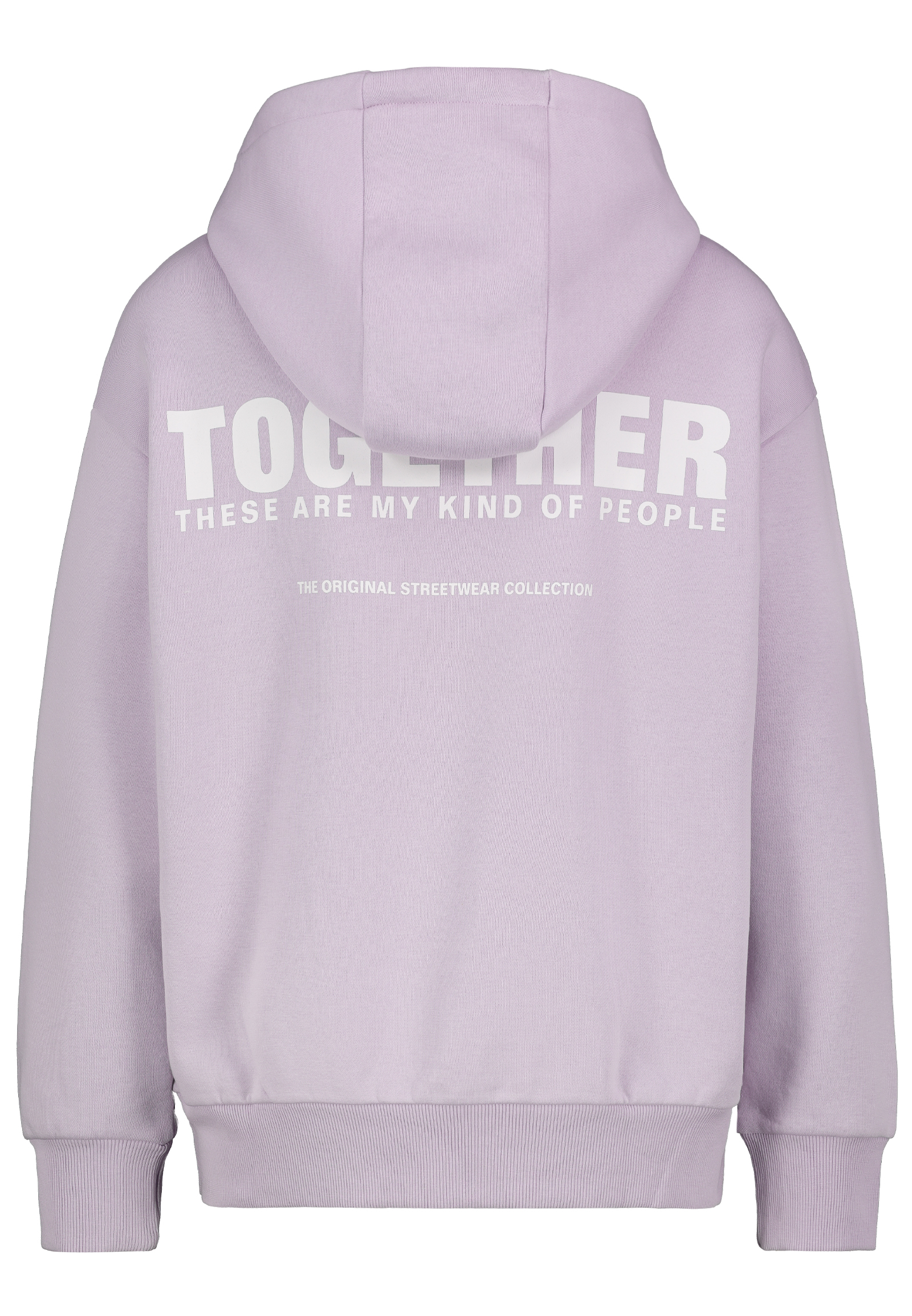D10608BC02681A_16100_H.jpg Kapuzenpullover mit Kängurutasche und Slogan-Print