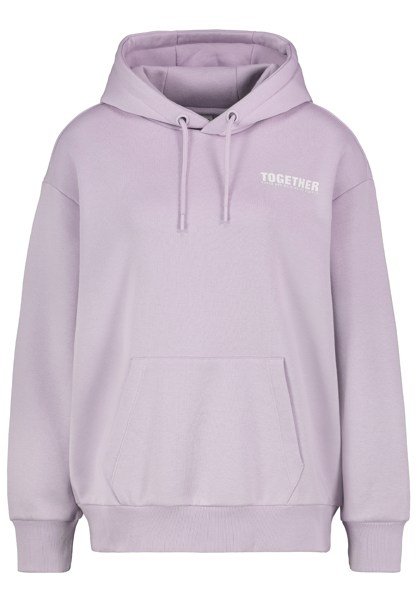 D10608BC02681A_16100_V.jpg Kapuzenpullover mit Kängurutasche und Slogan-Print